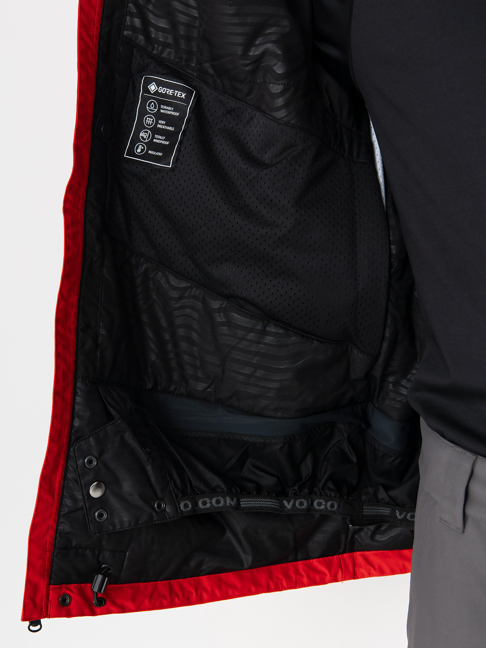 Pánska Snowboardová bunda Volcom Dua Ins Gore (crimson)