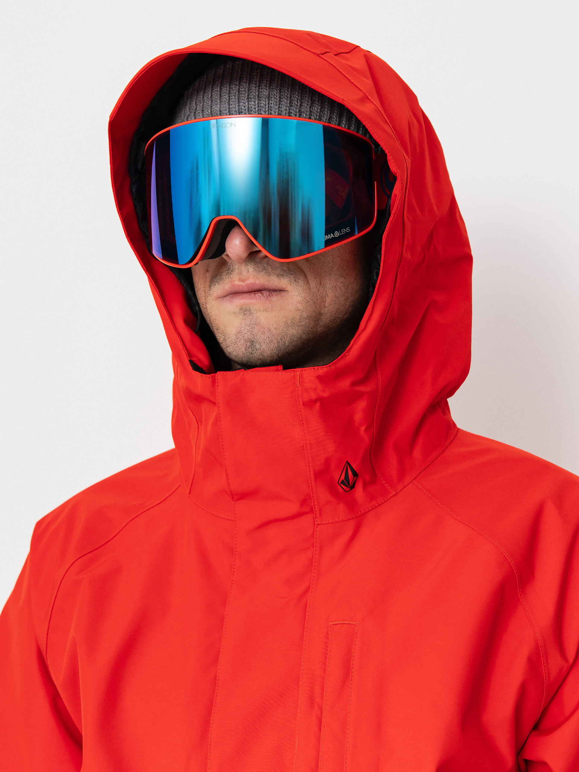 Pánska Snowboardová bunda Volcom Dua Gore Tex (crimson)