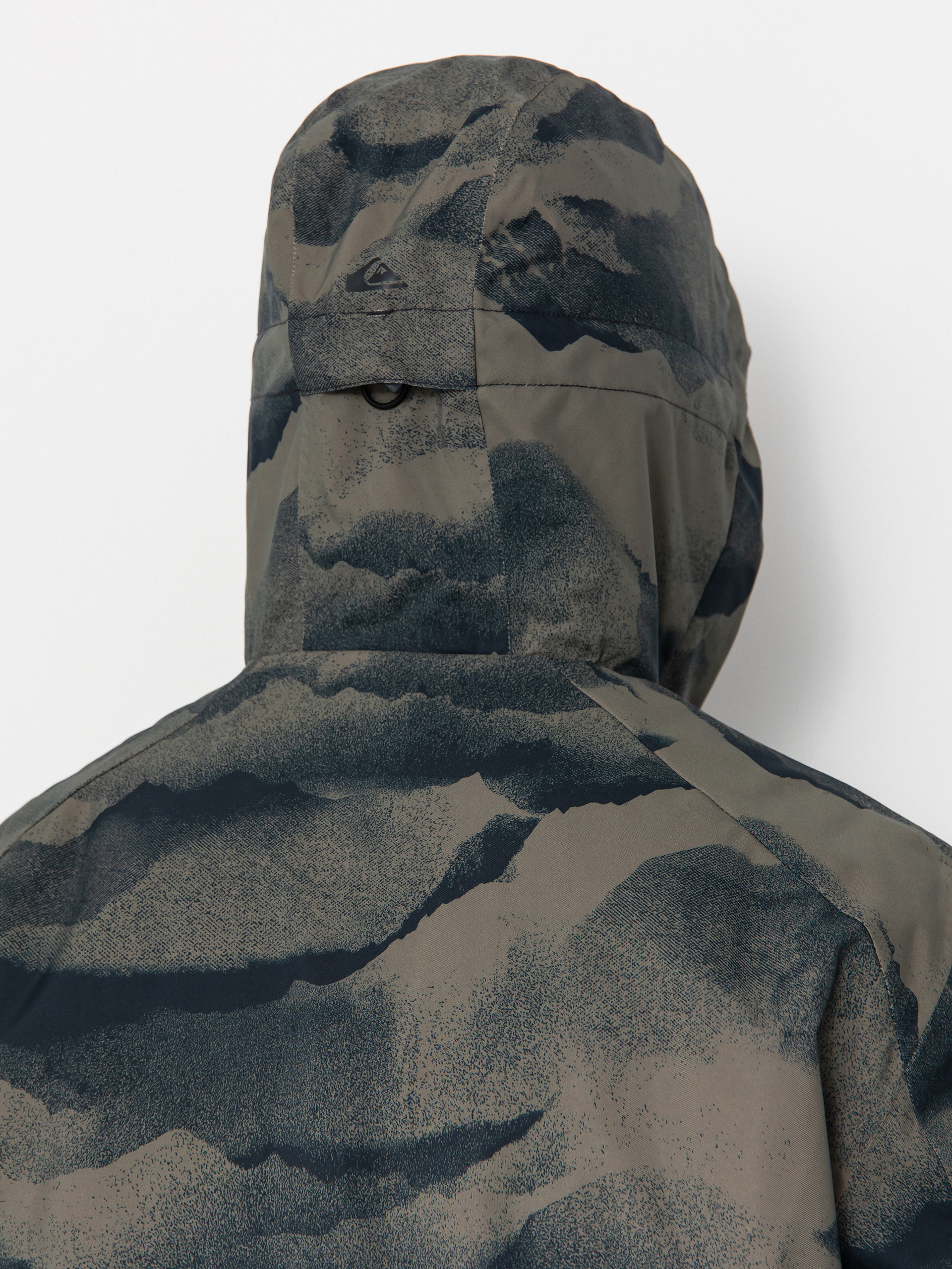 Pánska Snowboardová bunda Quiksilver Mission Printed Block (mountain spray cante)