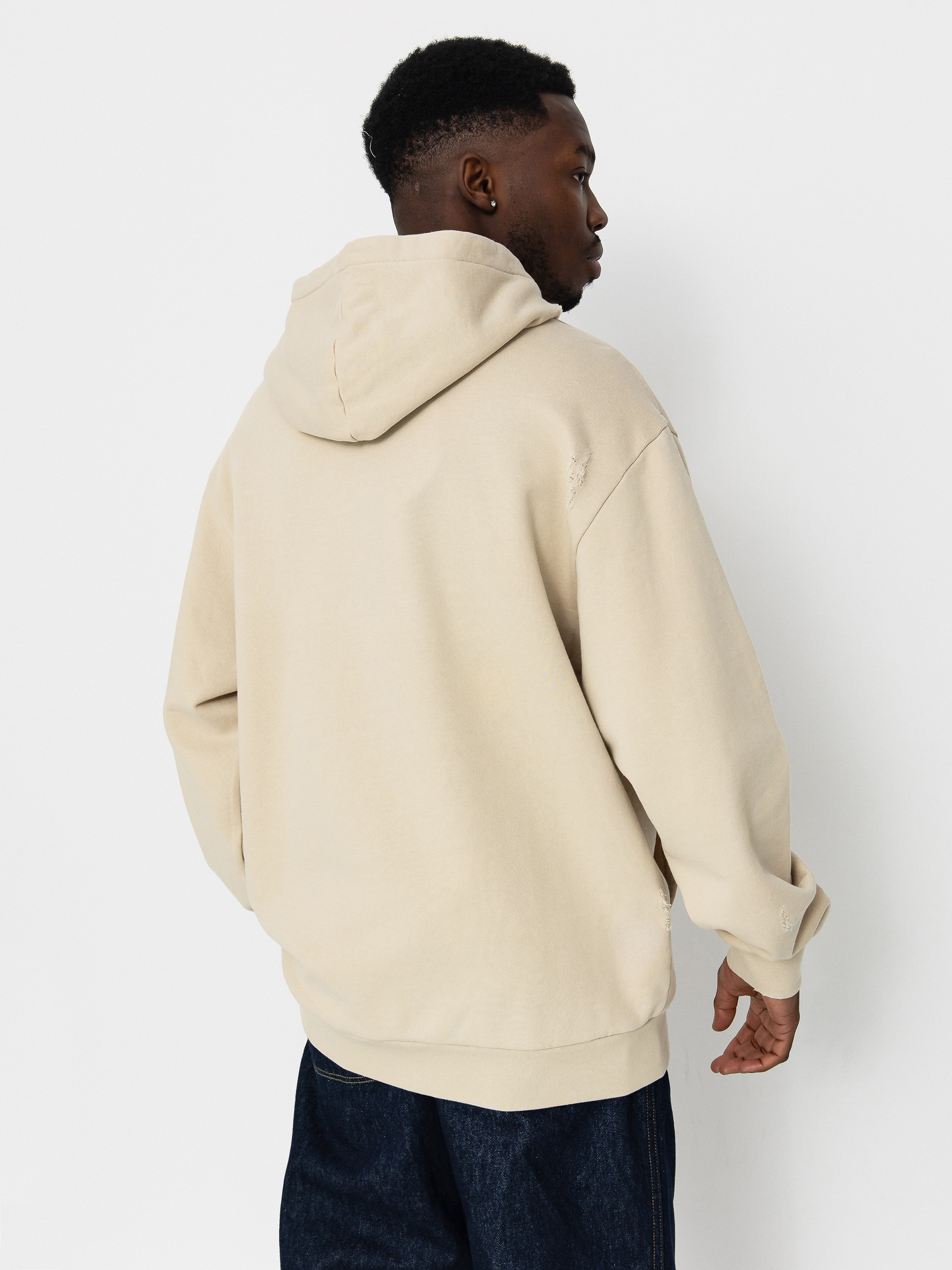 Mikina s kapucňou RipNDip Script HD (khaki)