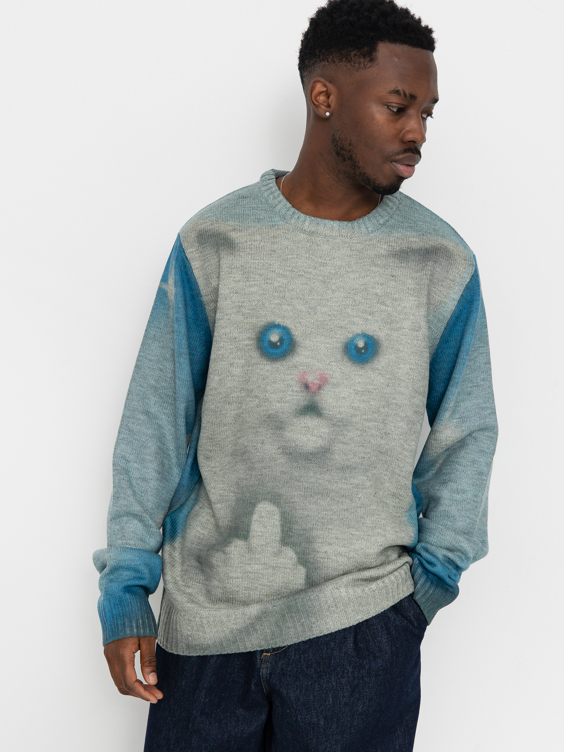 Sveter RipNDip Sprinkles Knit (black/blue)