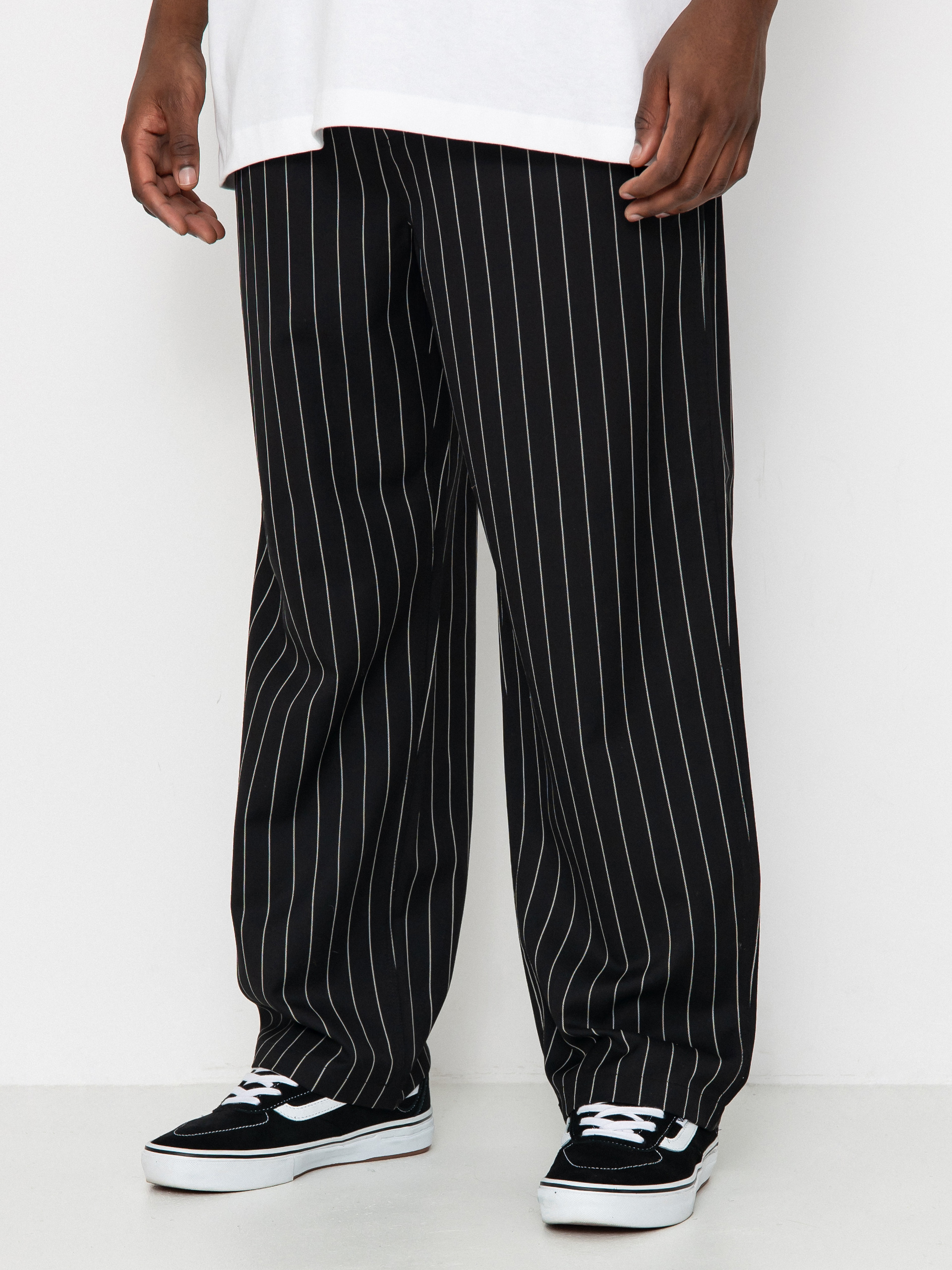 Nohavice Carhartt WIP Seaton (seaton stripe black)