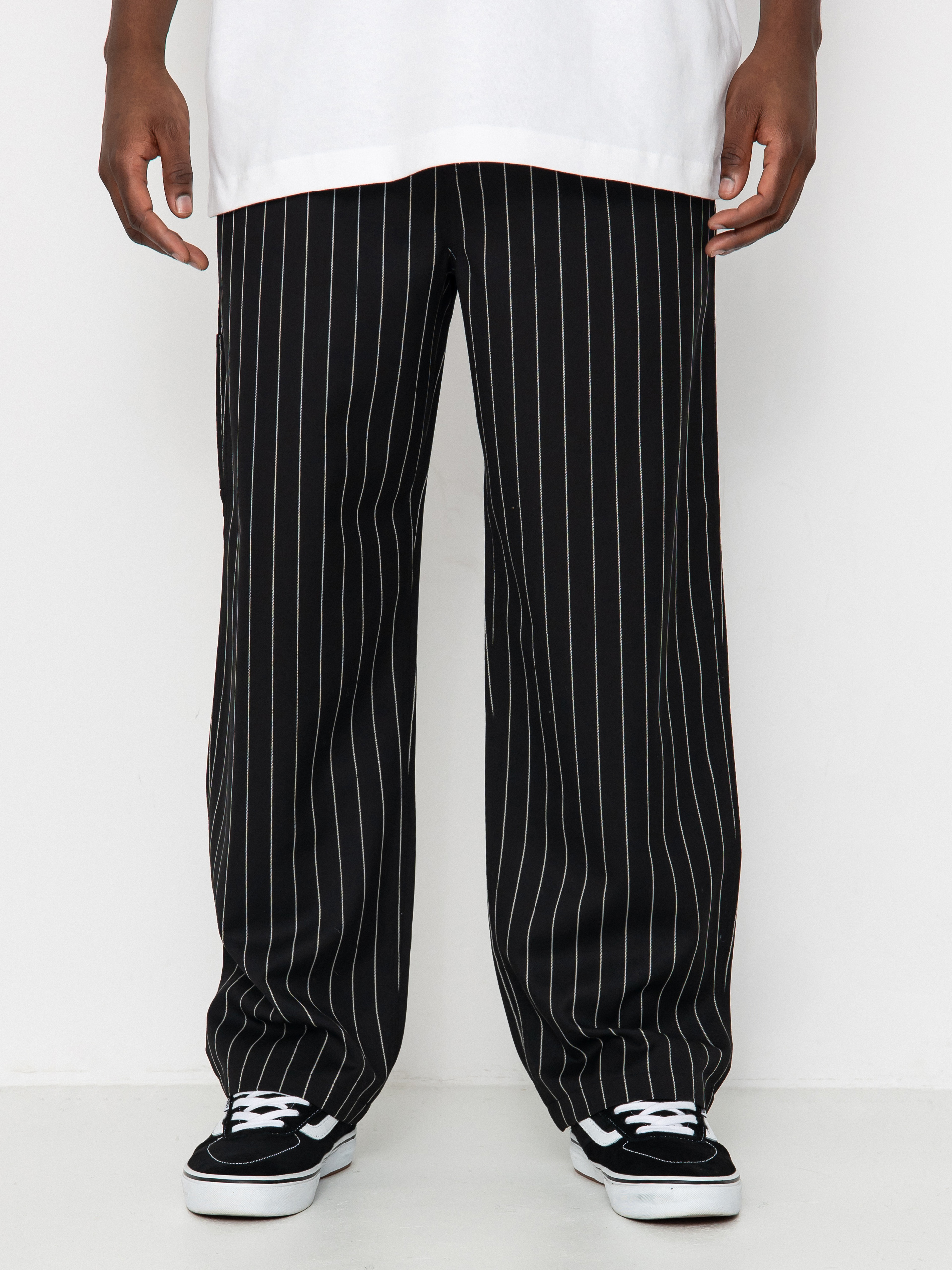 Nohavice Carhartt WIP Seaton (seaton stripe black)
