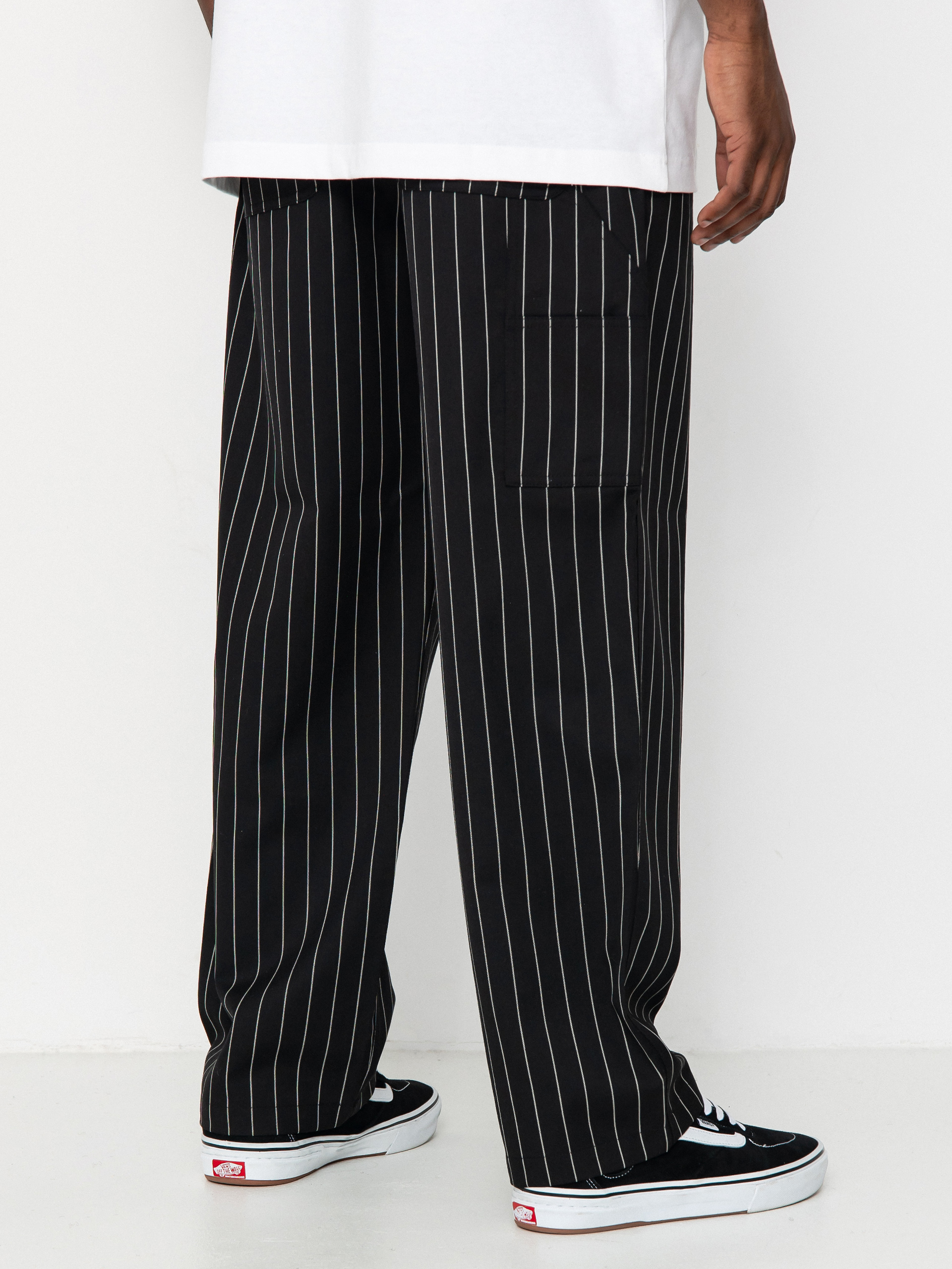 Nohavice Carhartt WIP Seaton (seaton stripe black)