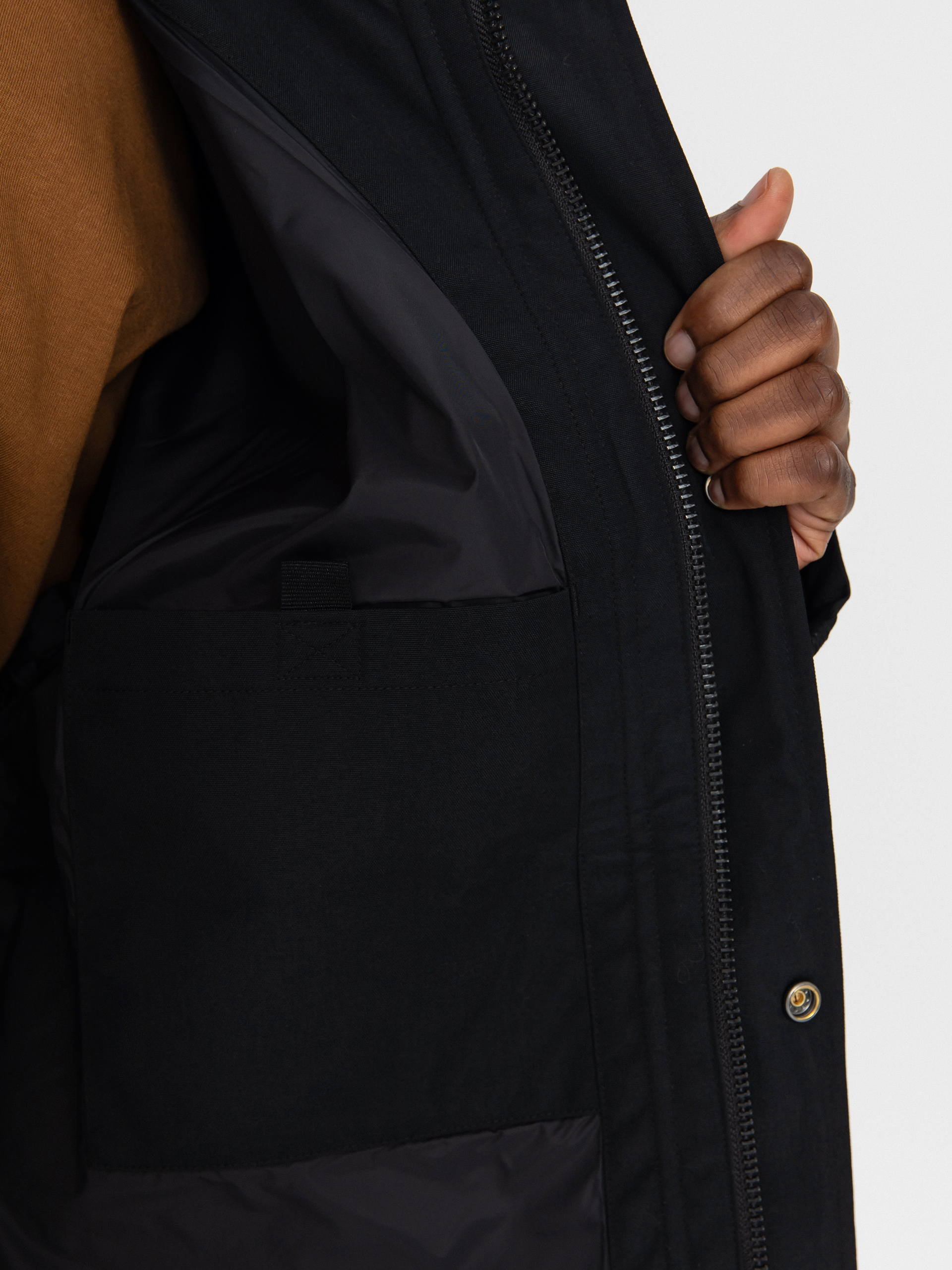 Bunda Carhartt WIP Clapton (black/black)