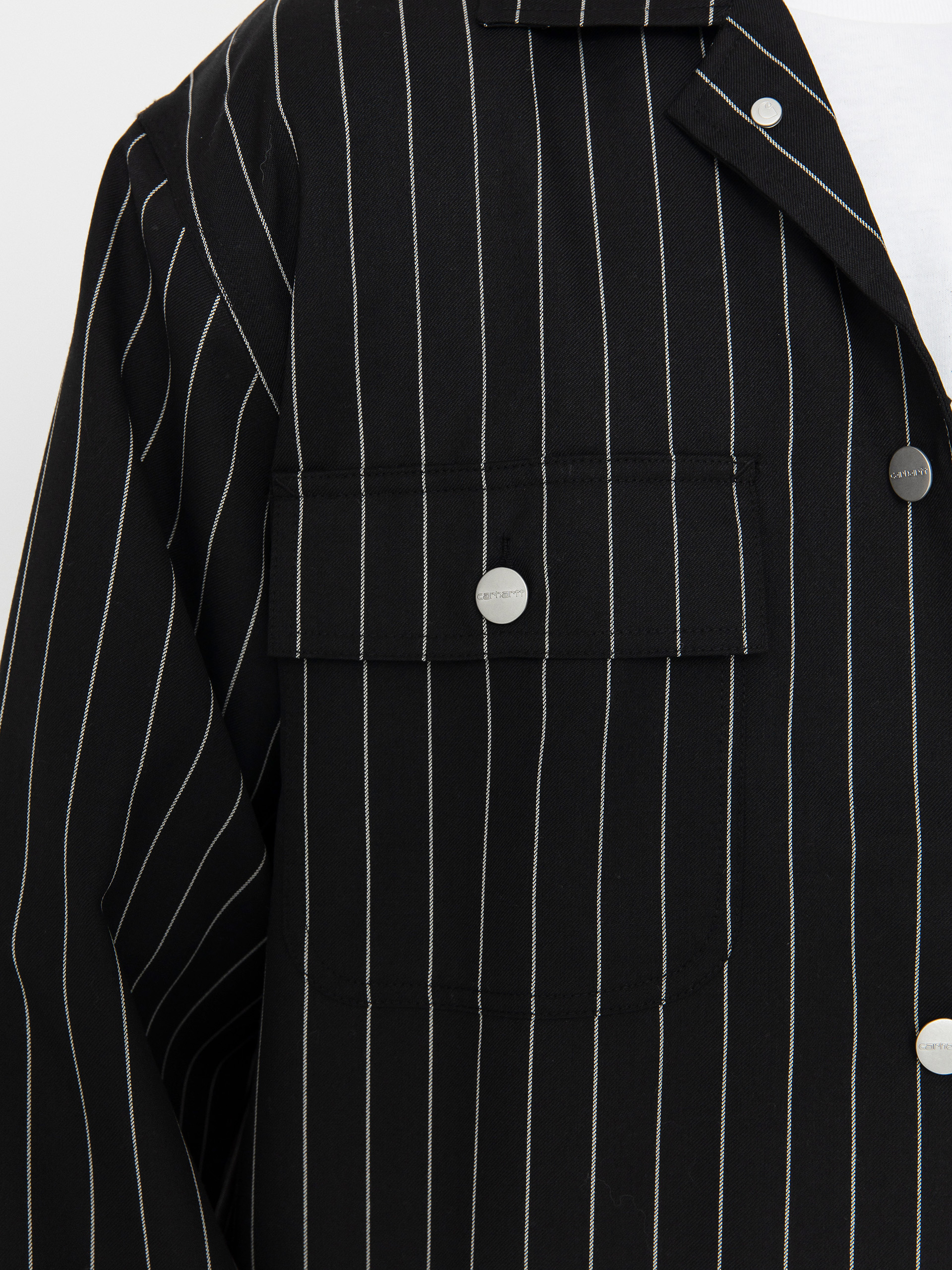 Bunda Carhartt WIP Seaton Blazer (seaton stripe black)