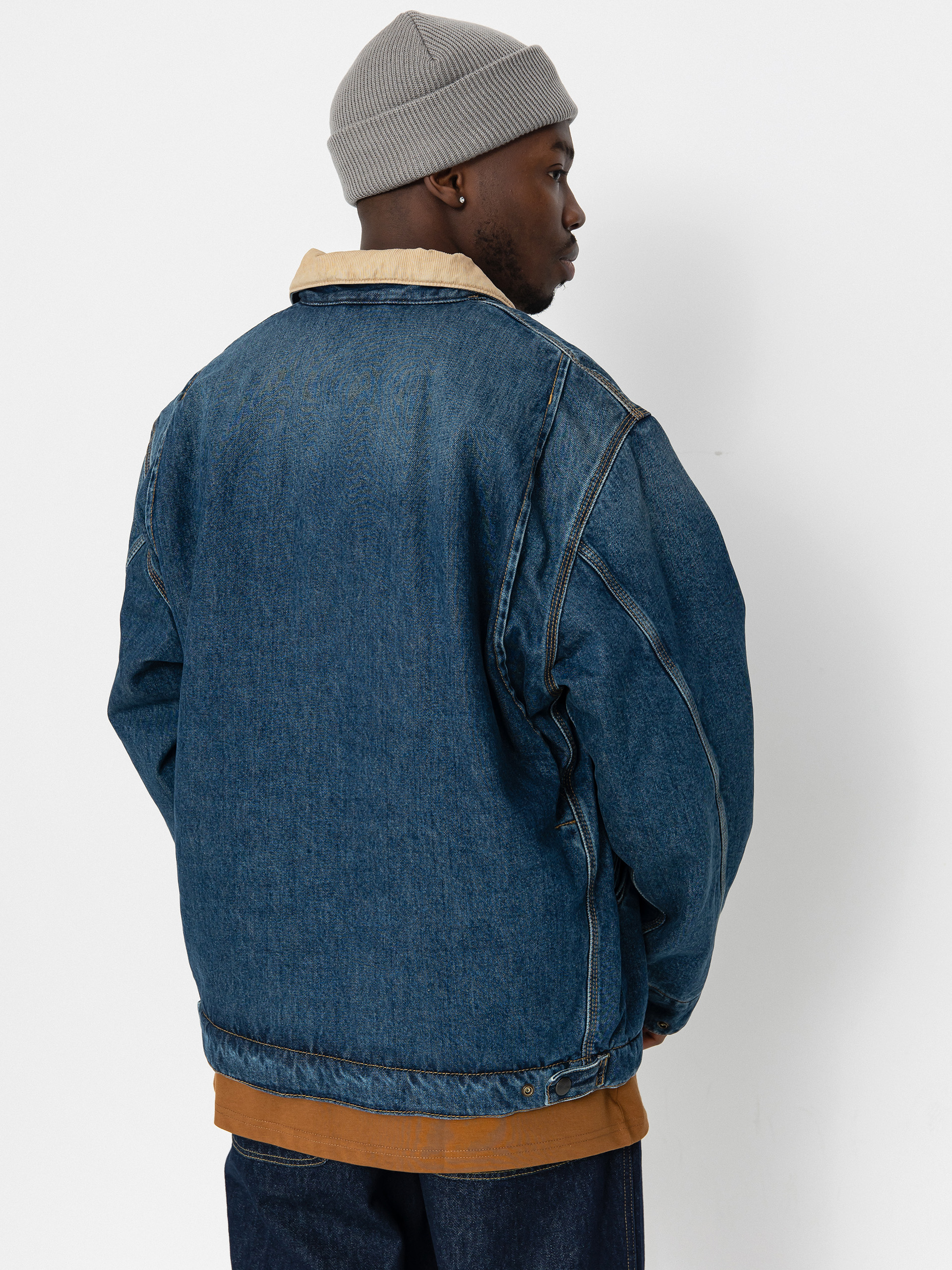 Bunda Carhartt WIP OG Detroit (blue/dusty h brown)