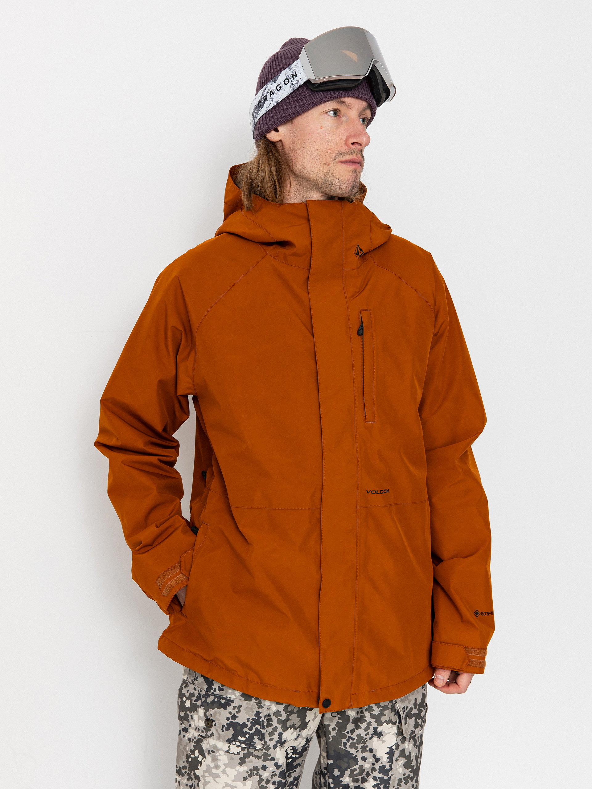 Pánska Snowboardová bunda Volcom Dua Ins Gore (caramel)