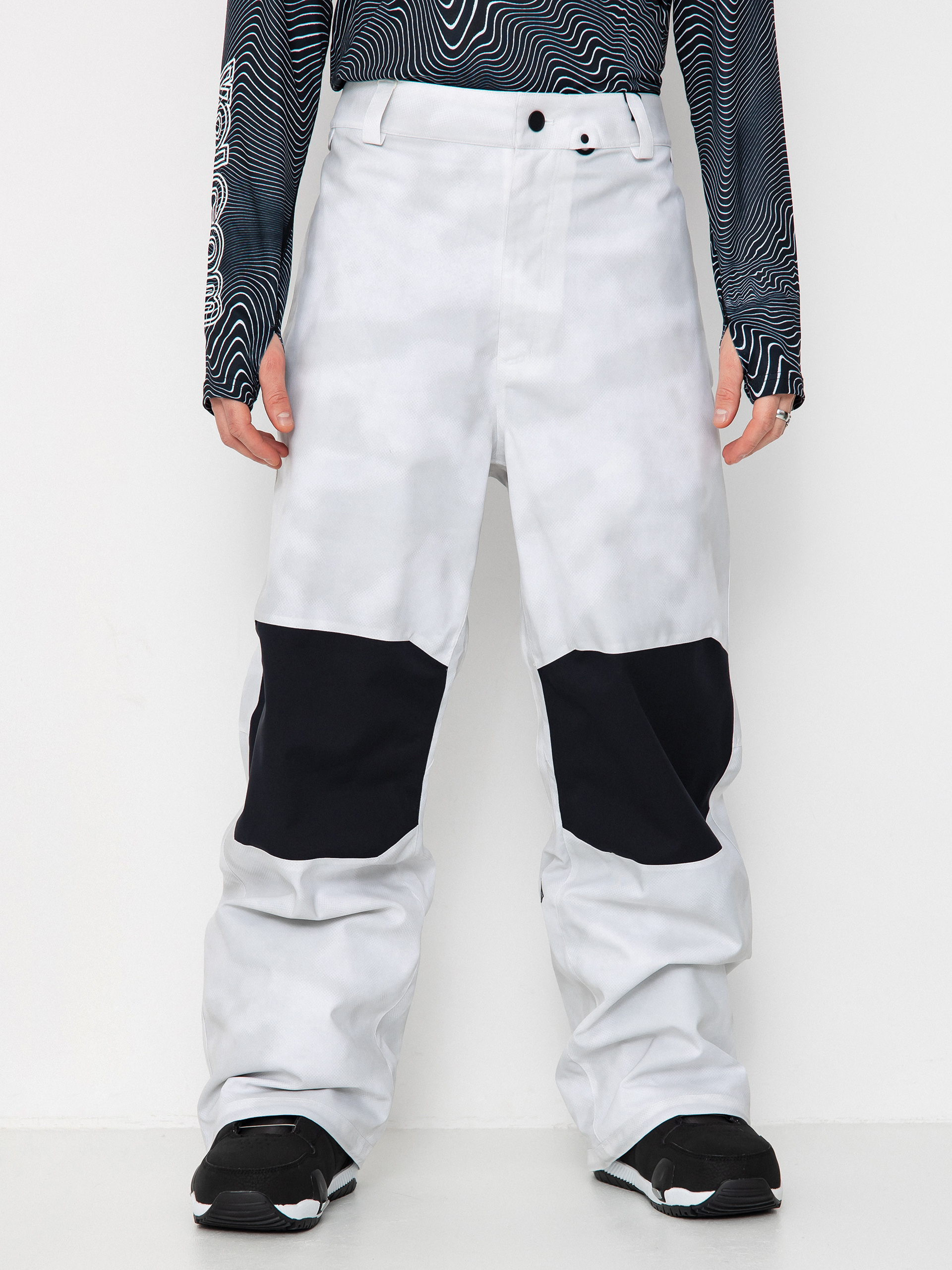 Pánske Snowboardové nohavice Volcom Snow Billow (white camo)