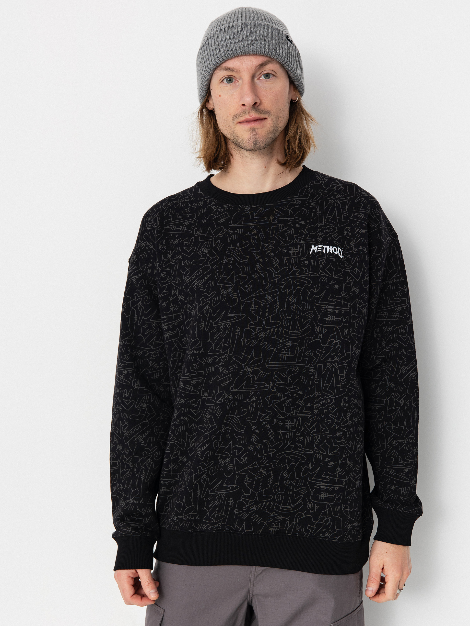 Mikina Method X Lucas Crew (black)