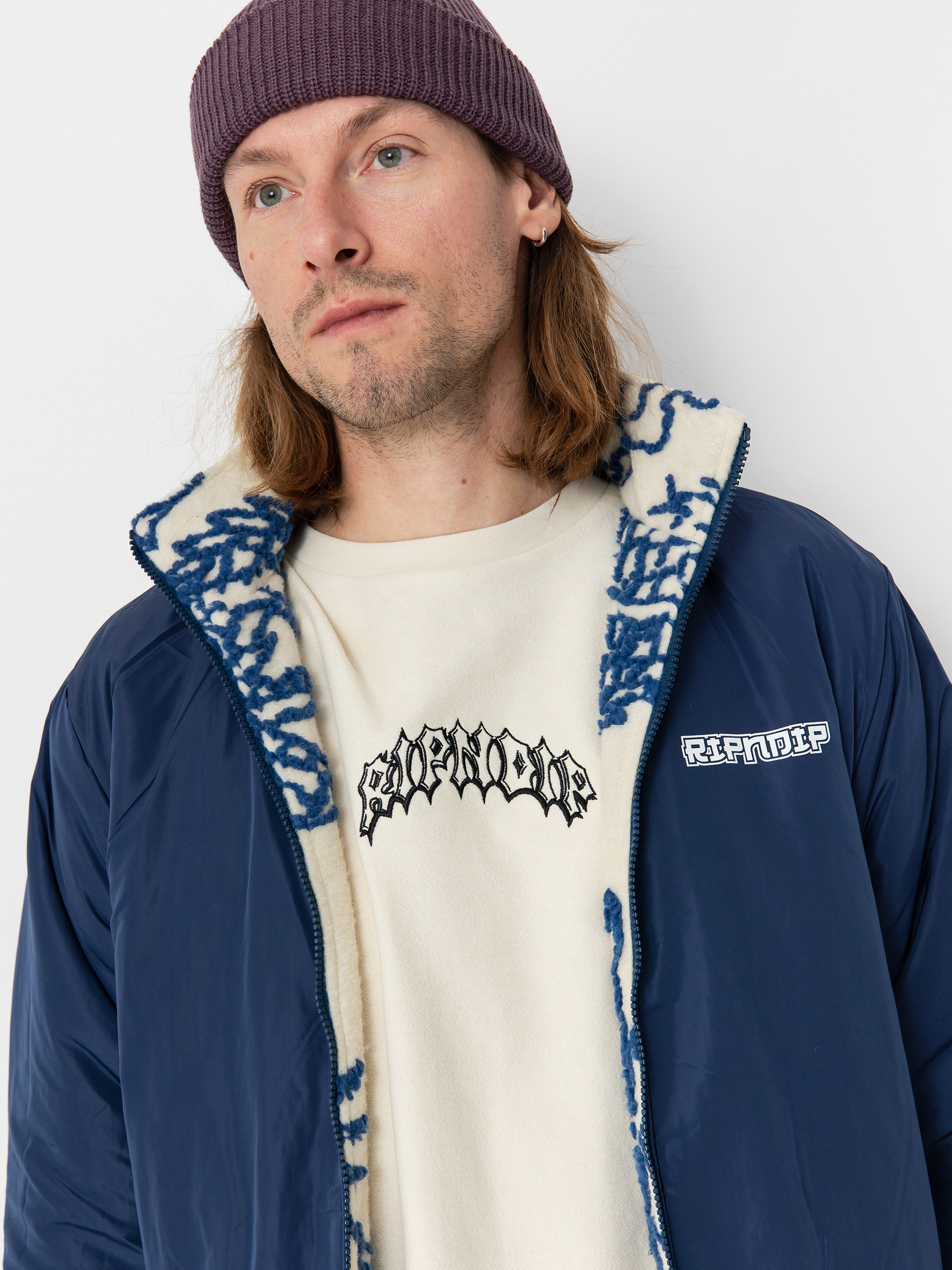 Bunda RipNDip Haku Reversible (off white/navy)