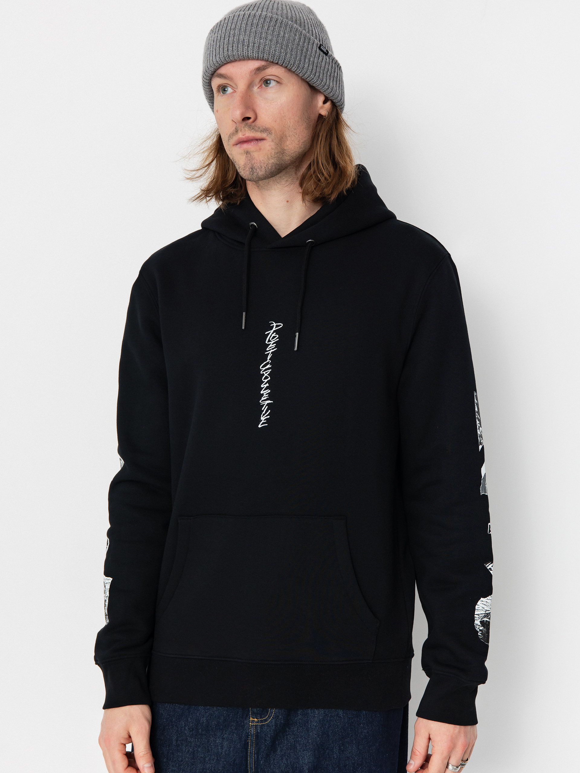 Mikina s kapucňou Poetic Collective And Arm HD (black)
