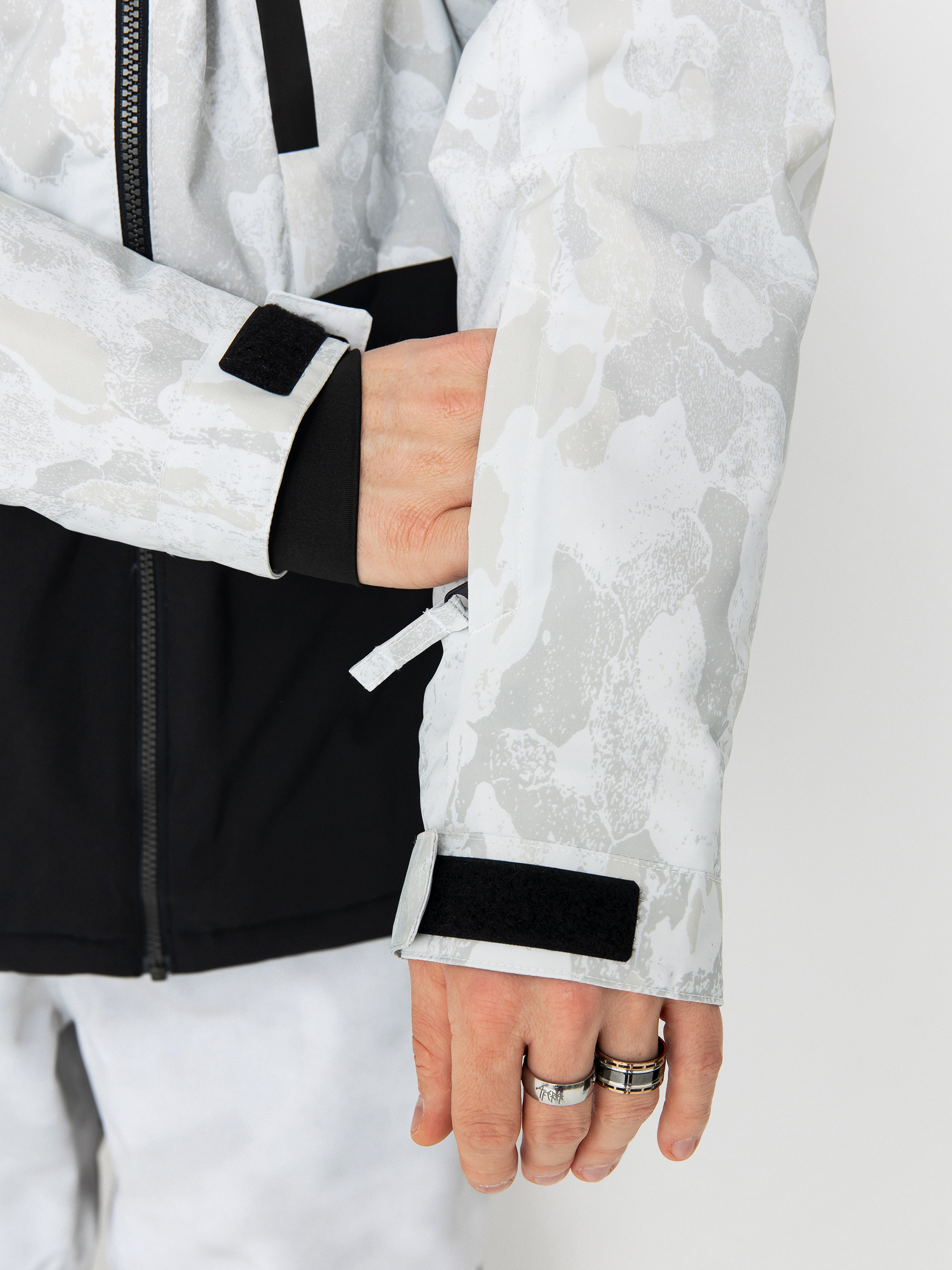 Pánska Snowboardová bunda Quiksilver Mission Printed Block (nature zoom birch)