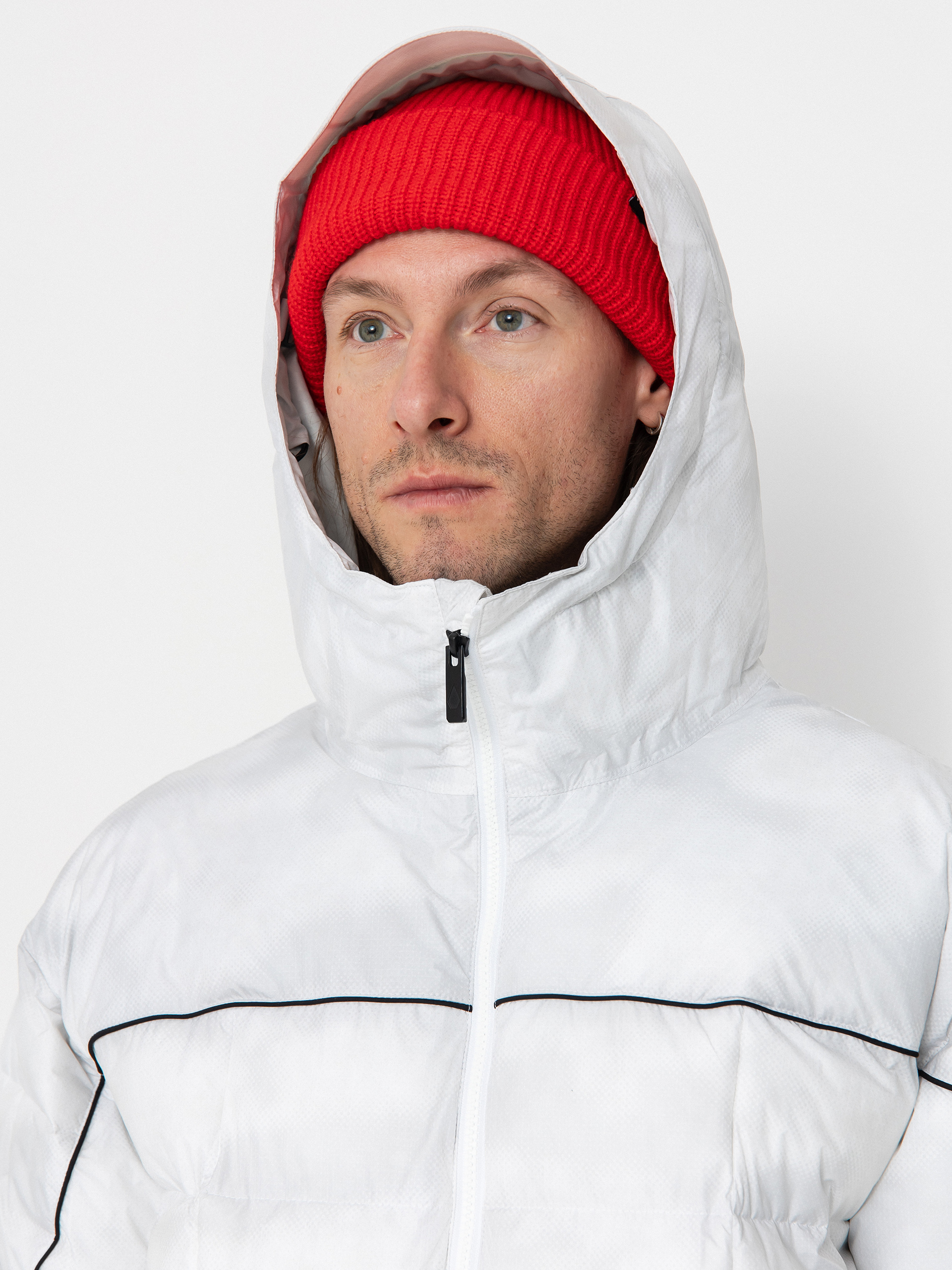 Pánska Snowboardová bunda Volcom Sew Down (white camo)