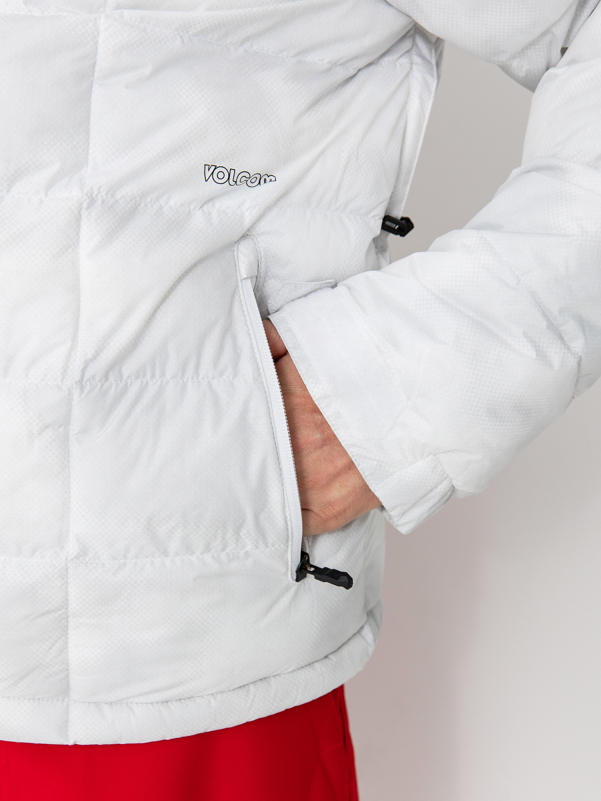 Pánska Snowboardová bunda Volcom Sew Down (white camo)