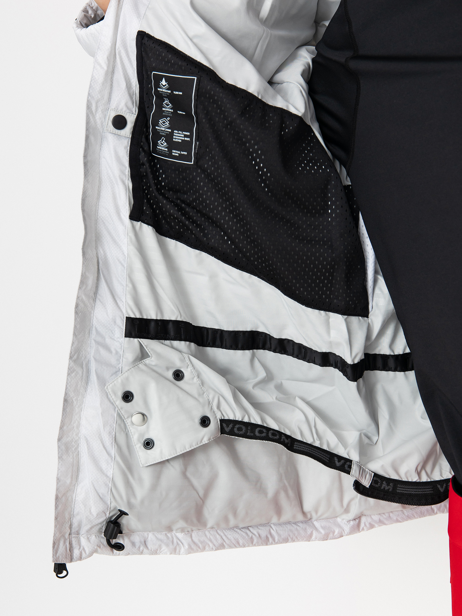 Pánska Snowboardová bunda Volcom Sew Down (white camo)