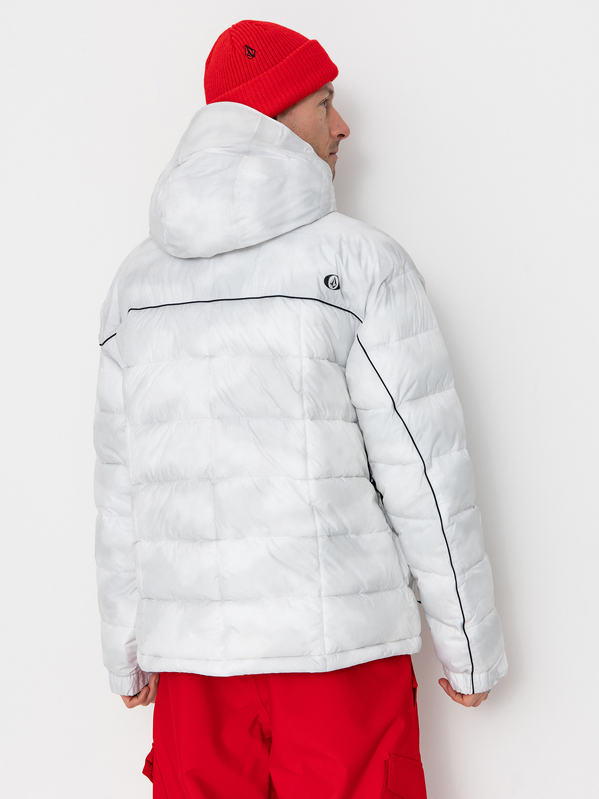 Pánska Snowboardová bunda Volcom Sew Down (white camo)
