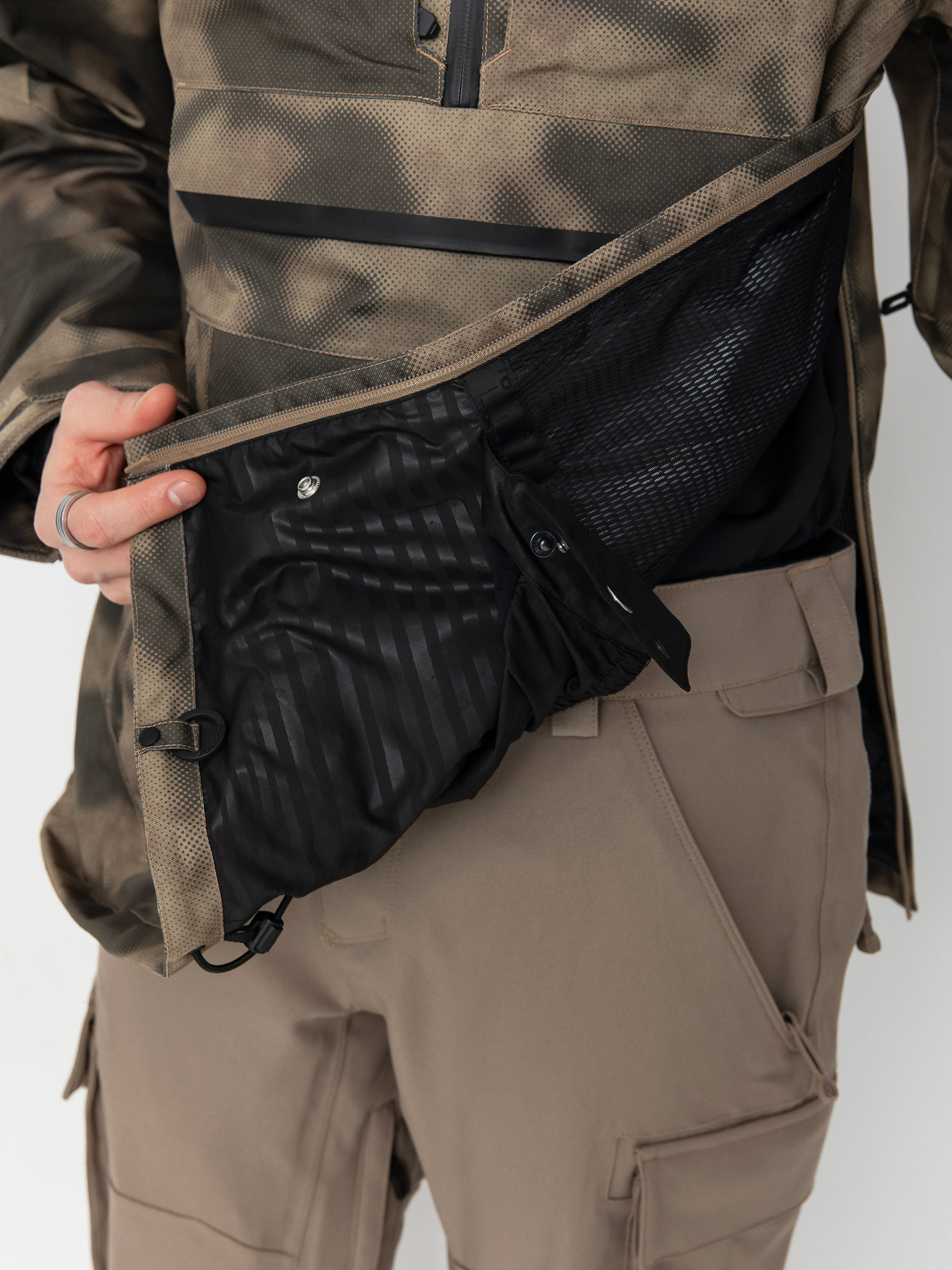 Pánska Snowboardová bunda Volcom Brighton Pullover (camouflage)