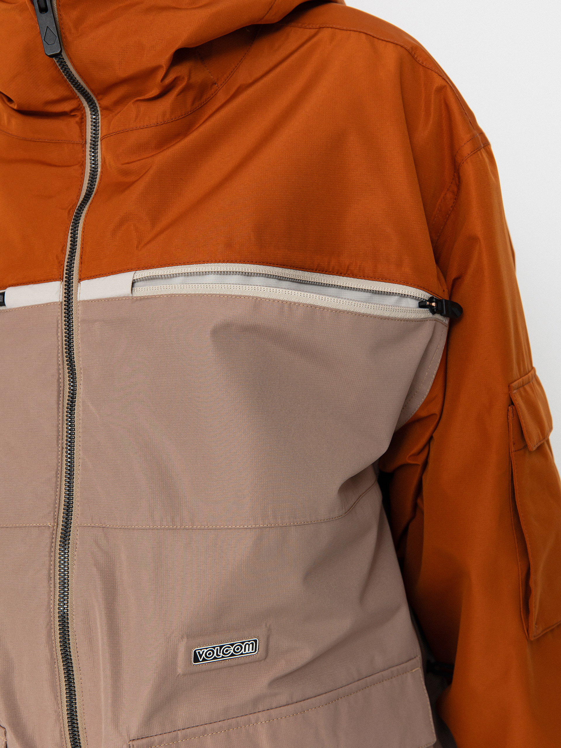Pánska Snowboardová bunda Volcom Nightbreaker 20K (chestnut brown)