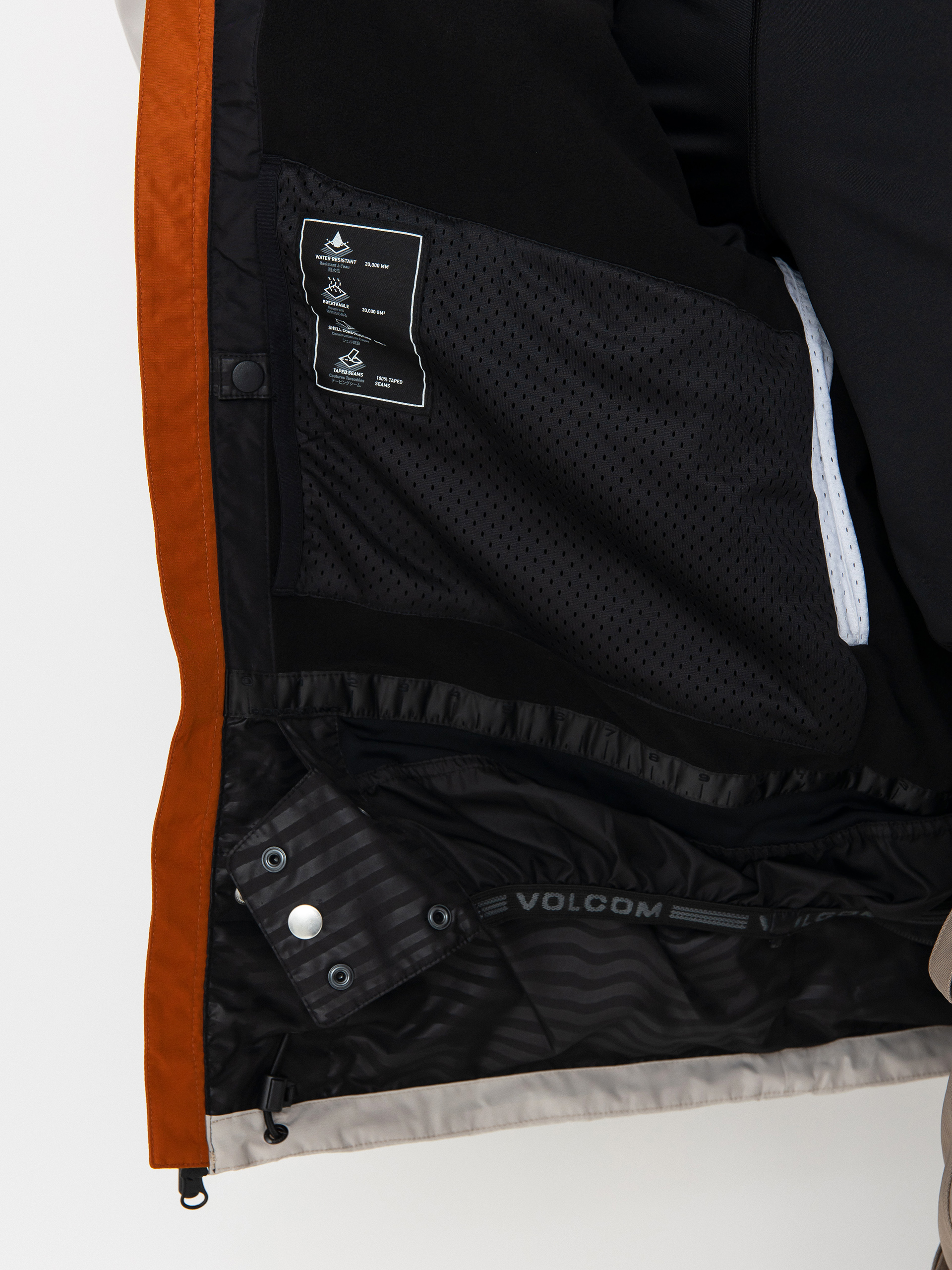 Pánska Snowboardová bunda Volcom Nightbreaker 20K (chestnut brown)