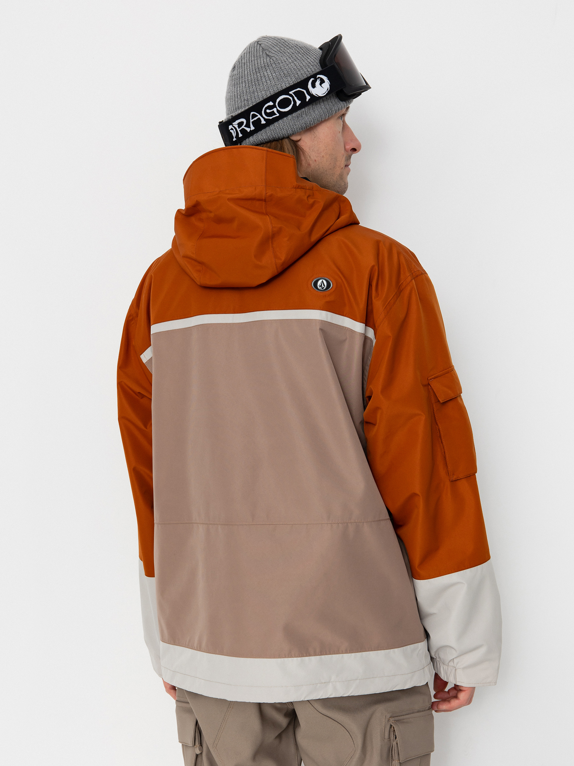 Pánska Snowboardová bunda Volcom Nightbreaker 20K (chestnut brown)