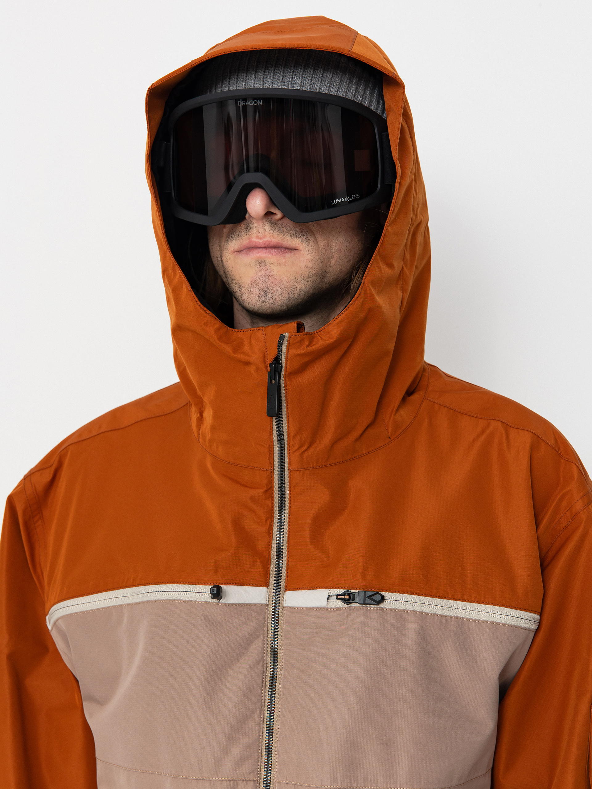Pánska Snowboardová bunda Volcom Nightbreaker 20K (chestnut brown)