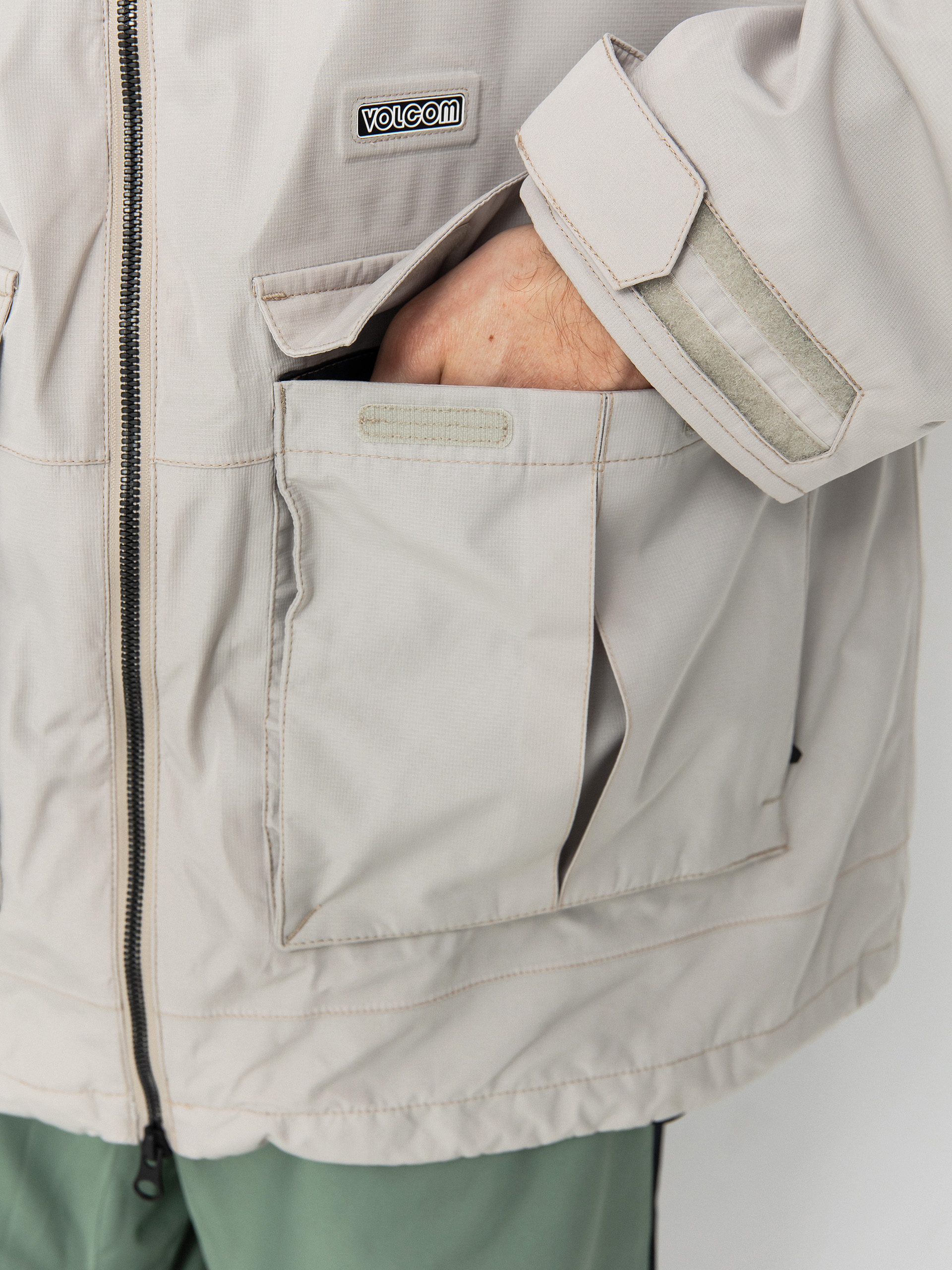 Pánska Snowboardová bunda Volcom Nightbreaker 20K (grey)