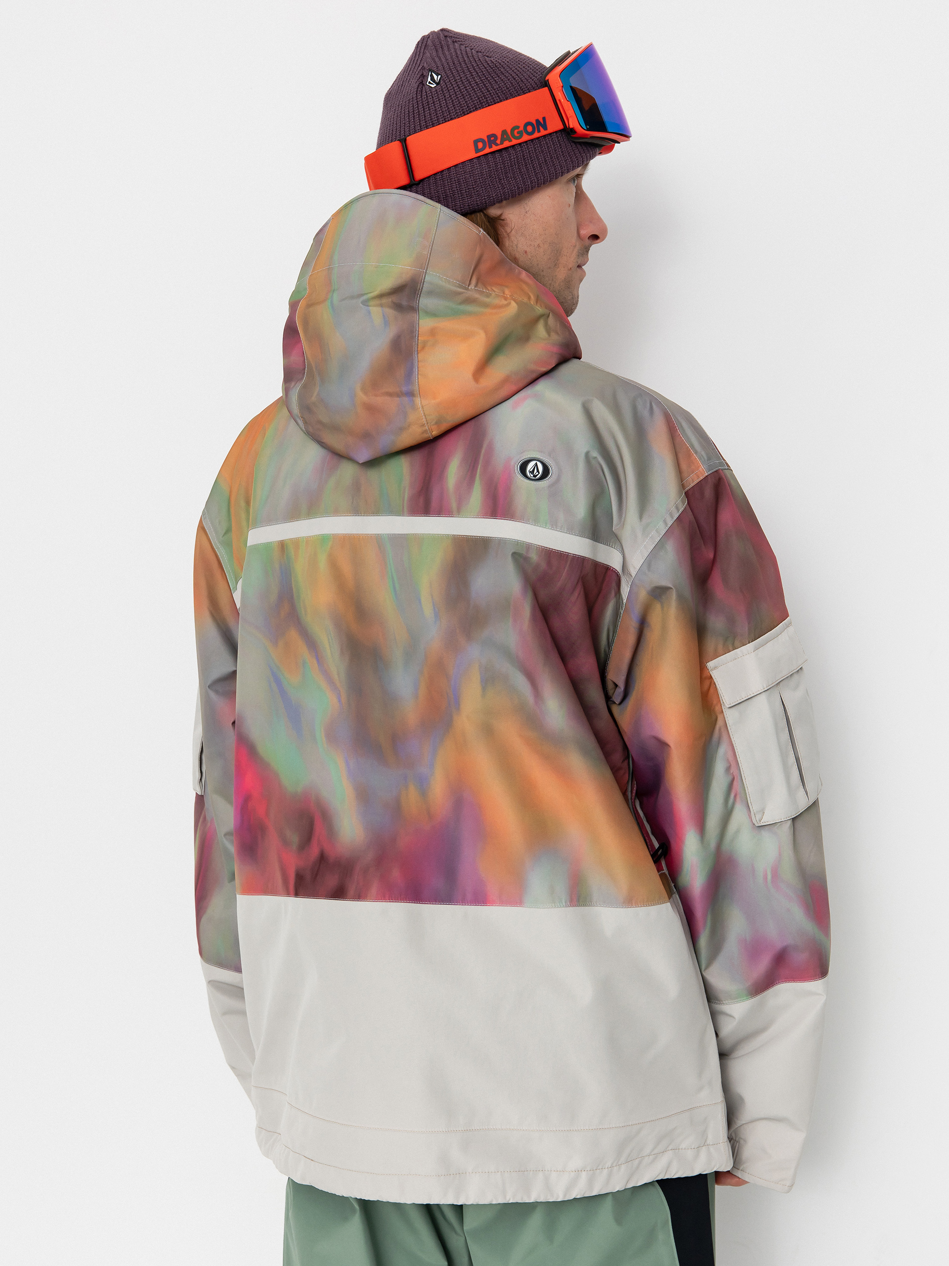 Pánska Snowboardová bunda Volcom Nightbreaker 20K (grey)