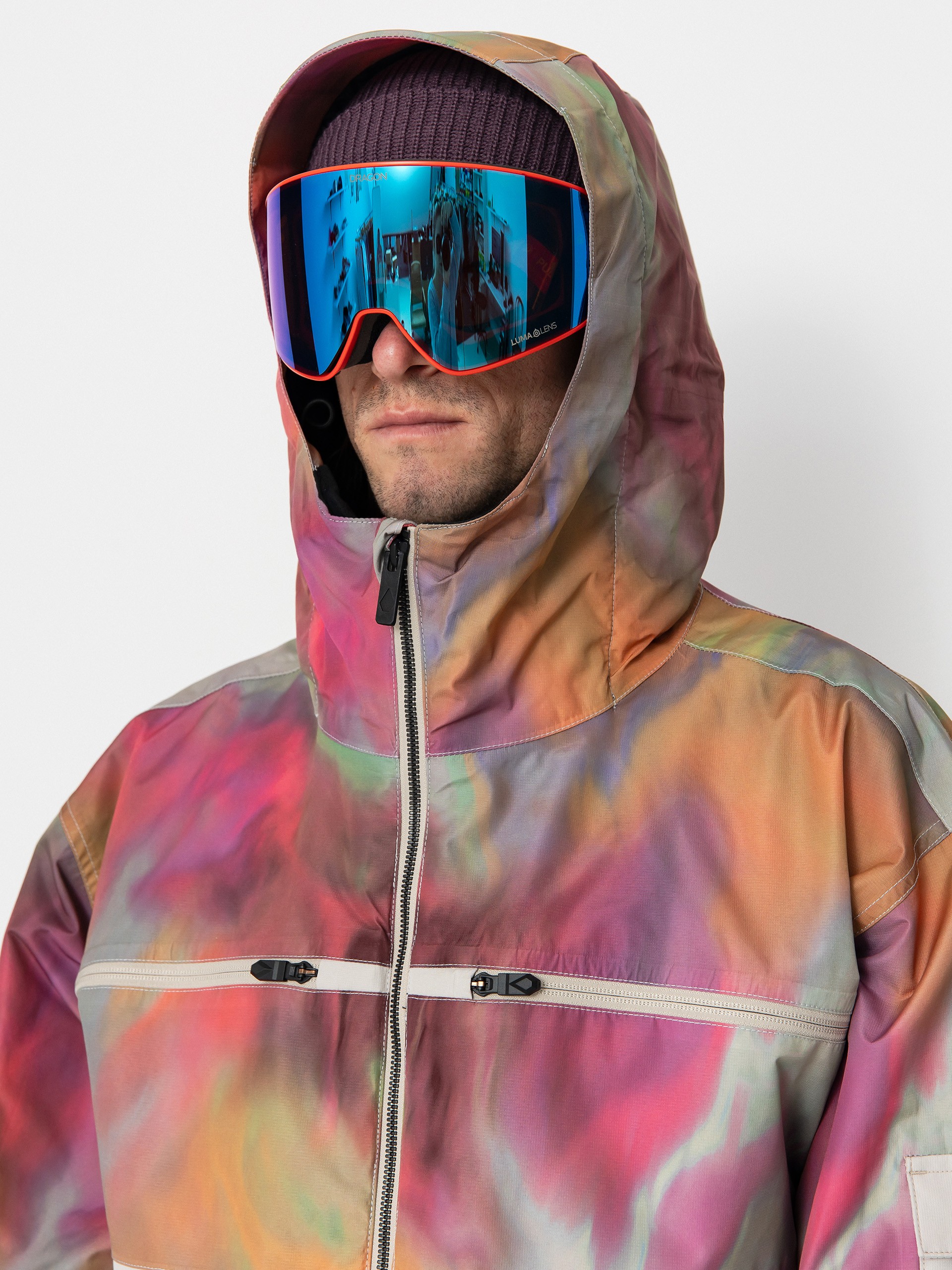 Pánska Snowboardová bunda Volcom Nightbreaker 20K (grey)