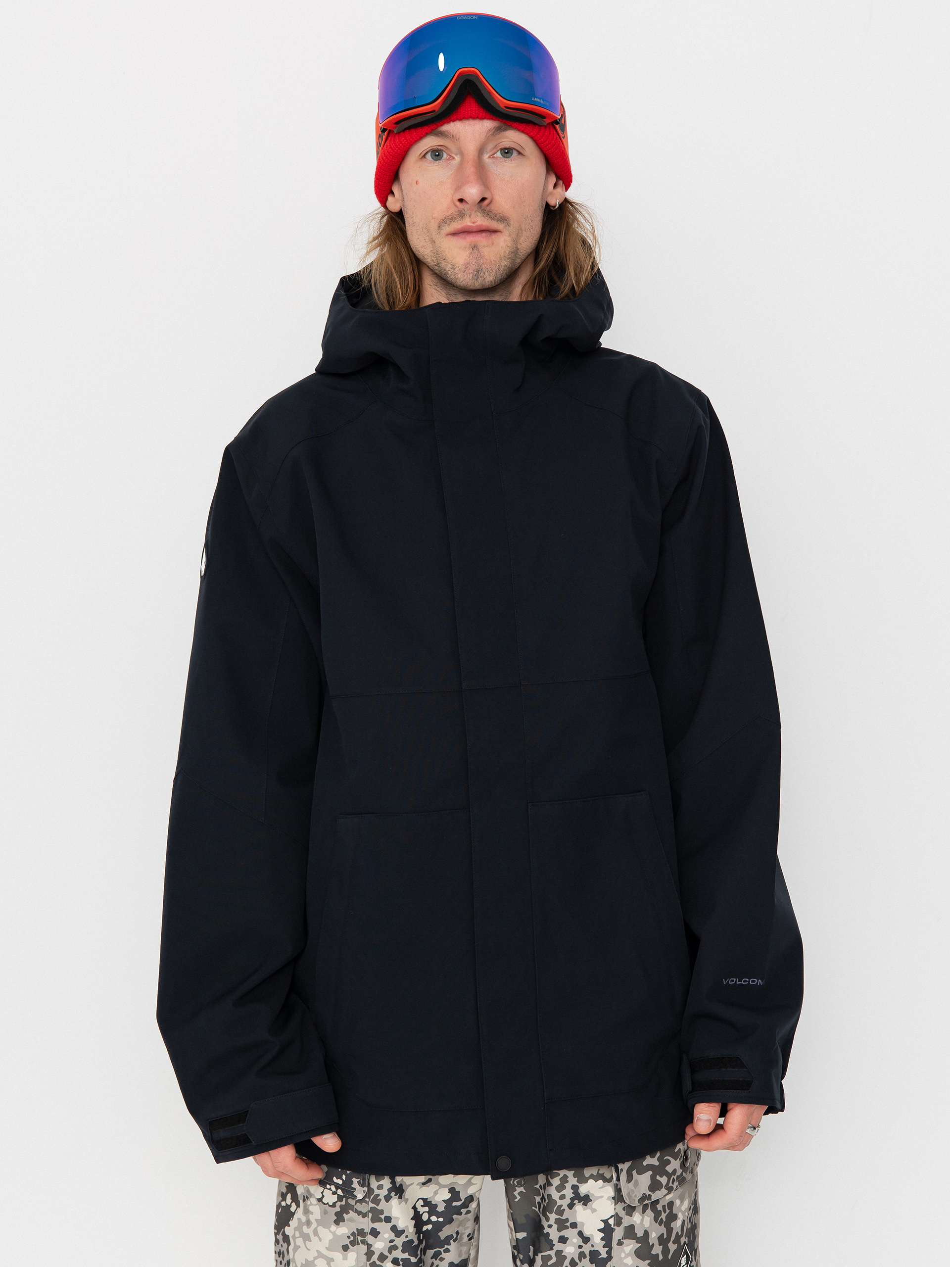 Snowboardovu00e1 bunda Volcom Brighton Full Zip (black)
