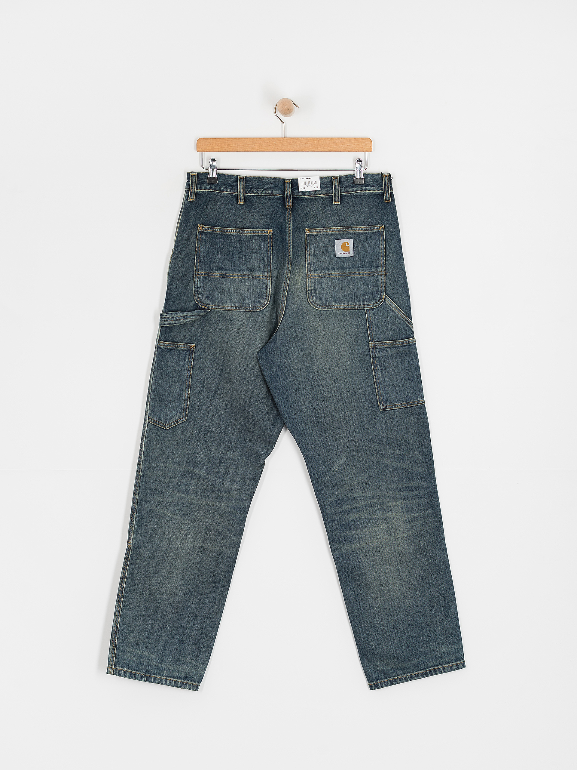Nohavice Carhartt WIP Double Knee (blue)