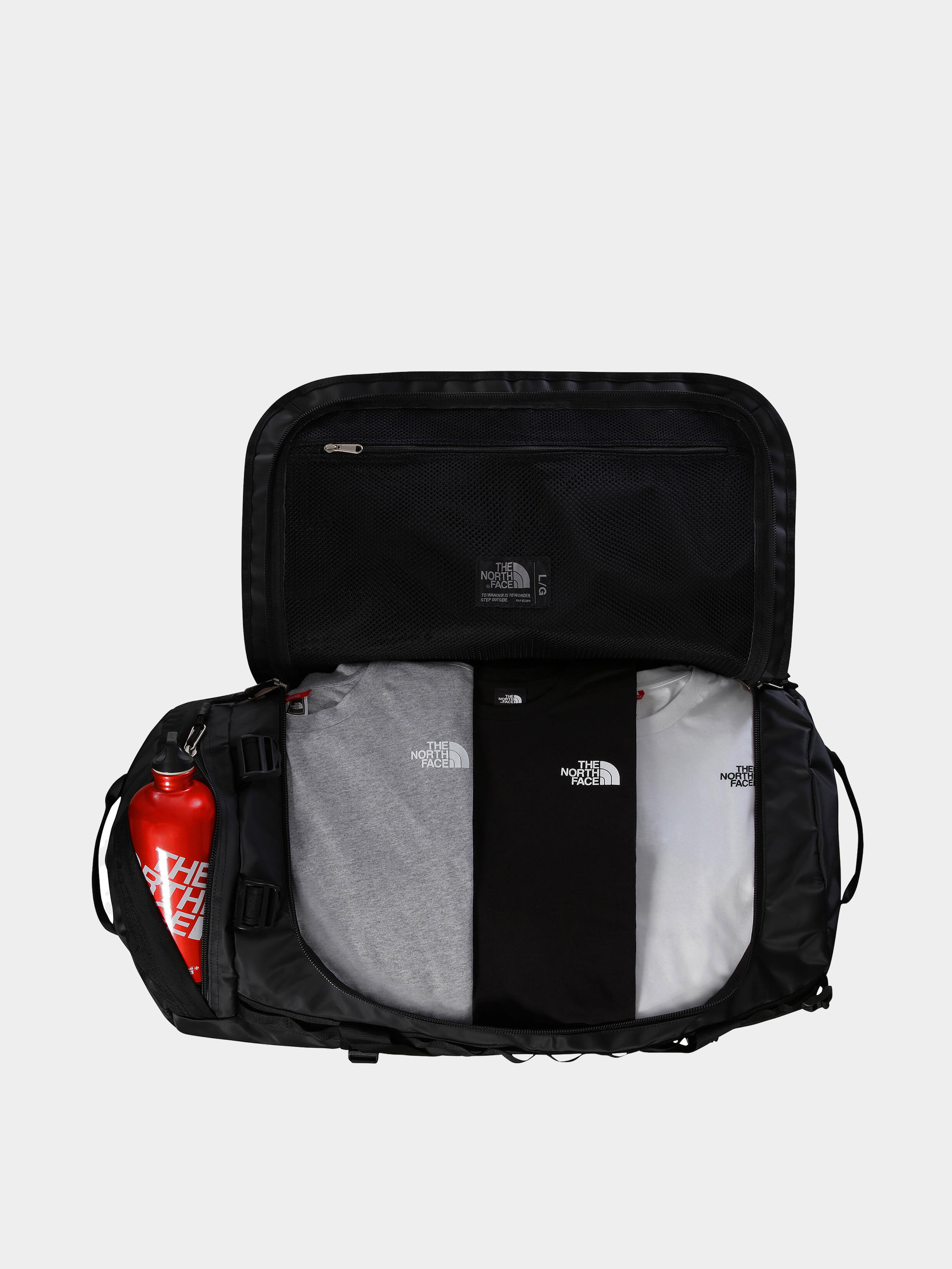 Taška The North Face Base Camp Duffel L (tnf black tnf white npf)