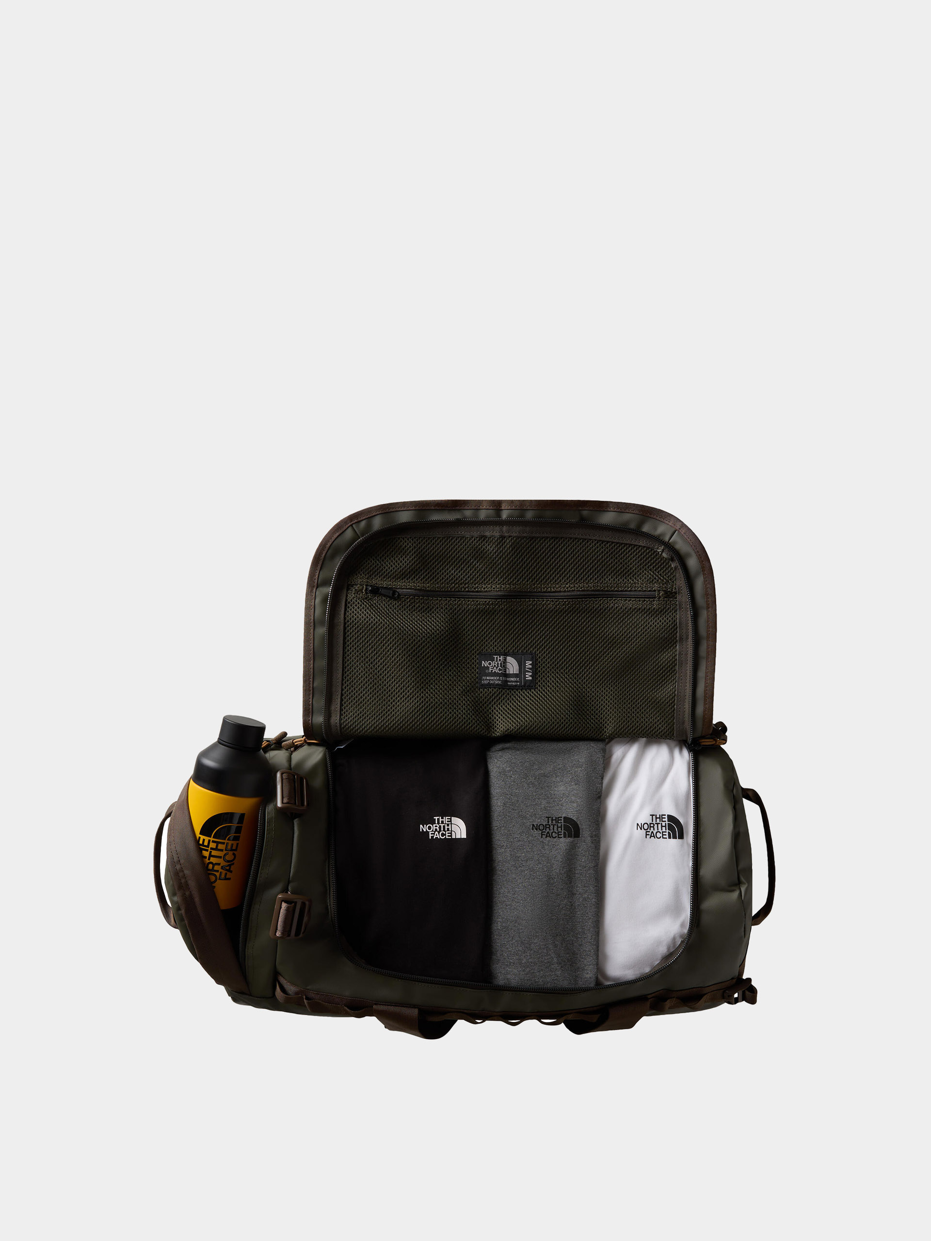 Taška The North Face Base Camp Duffel M (new taupe green smokey)