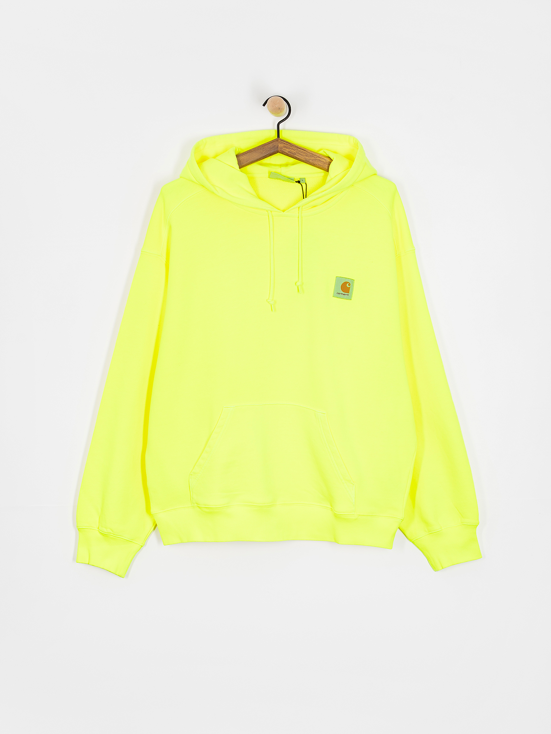 Mikina s kapucu0148ou Carhartt WIP Industry HD (lumo yellow)