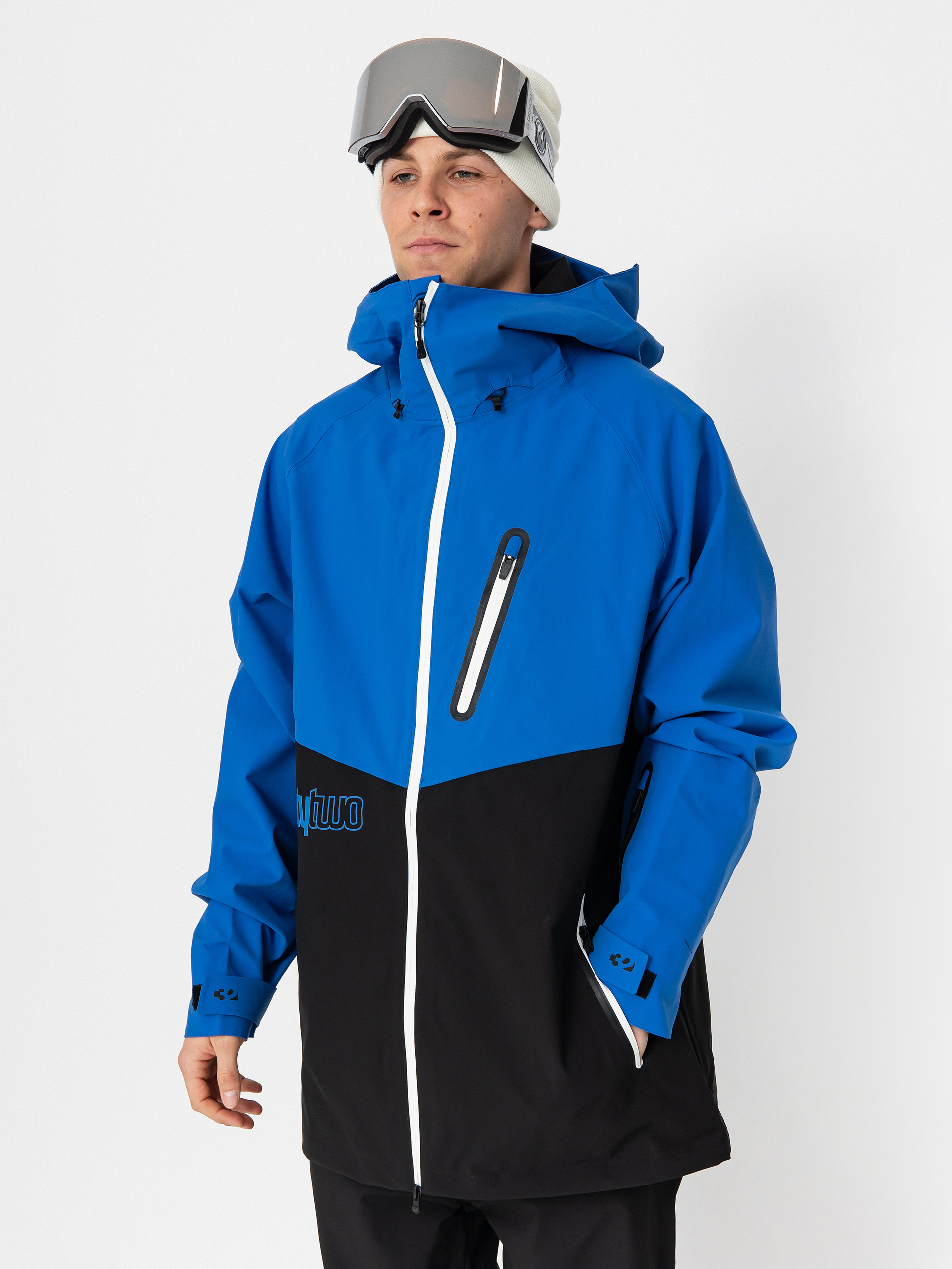 Pánska Snowboardová bunda ThirtyTwo Grasser (black/blue)