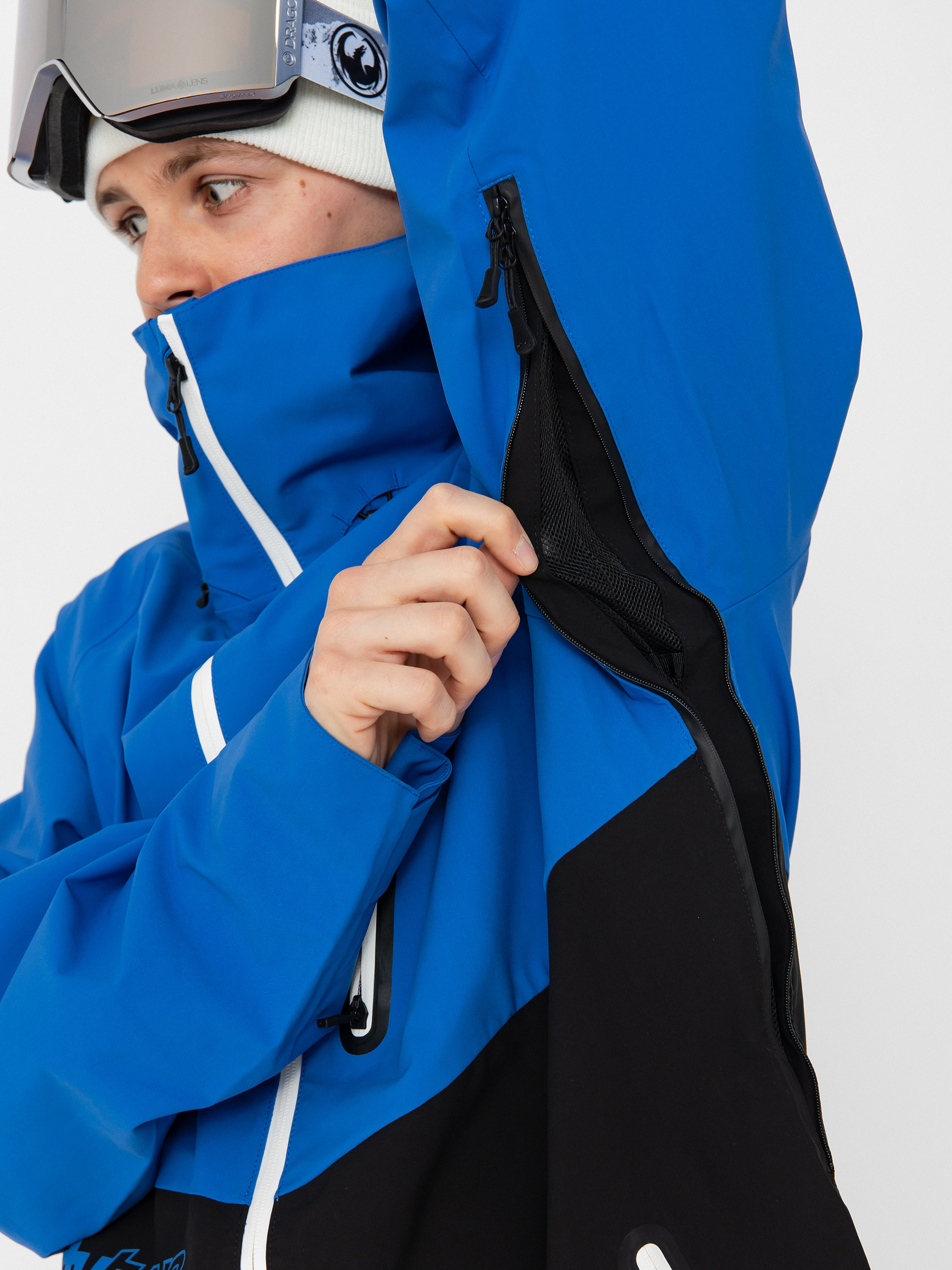 Pánska Snowboardová bunda ThirtyTwo Grasser (black/blue)