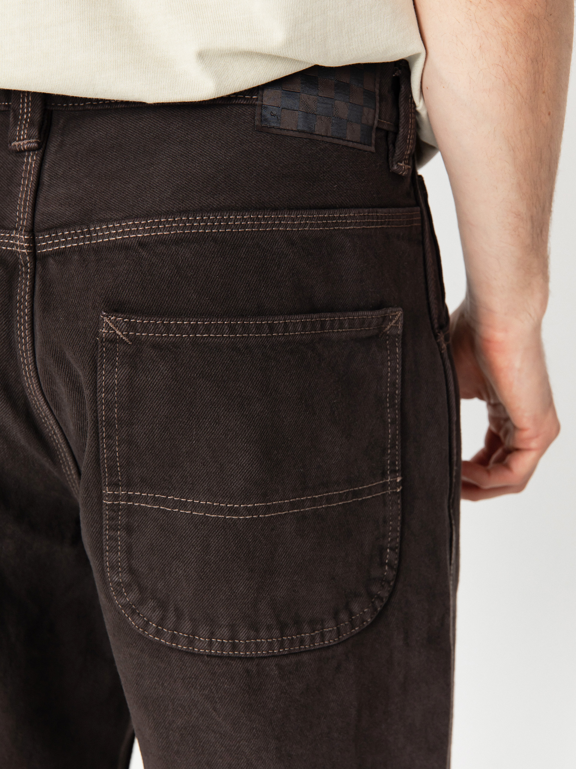 Nohavice Vans Skate Check 5 Loose Denim (after dark)