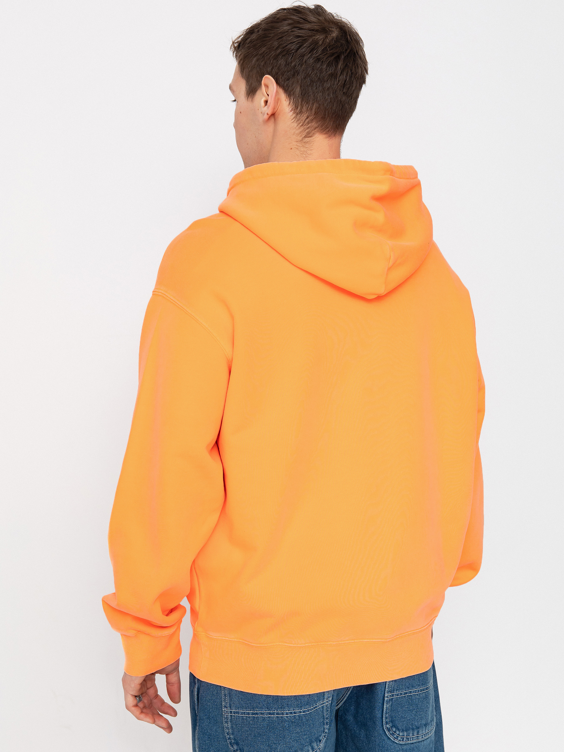 Mikina s kapucňou Carhartt WIP Industry HD (lumo orange)