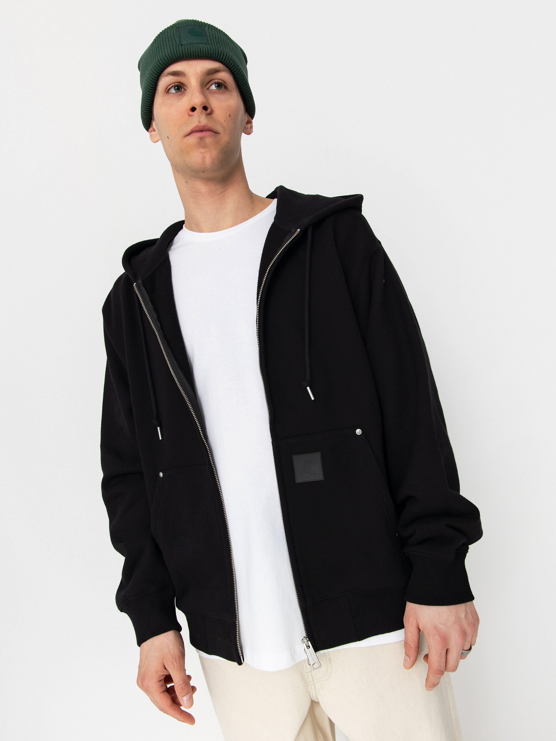 Mikina s kapucňou Carhartt WIP Eldon ZHD (black)