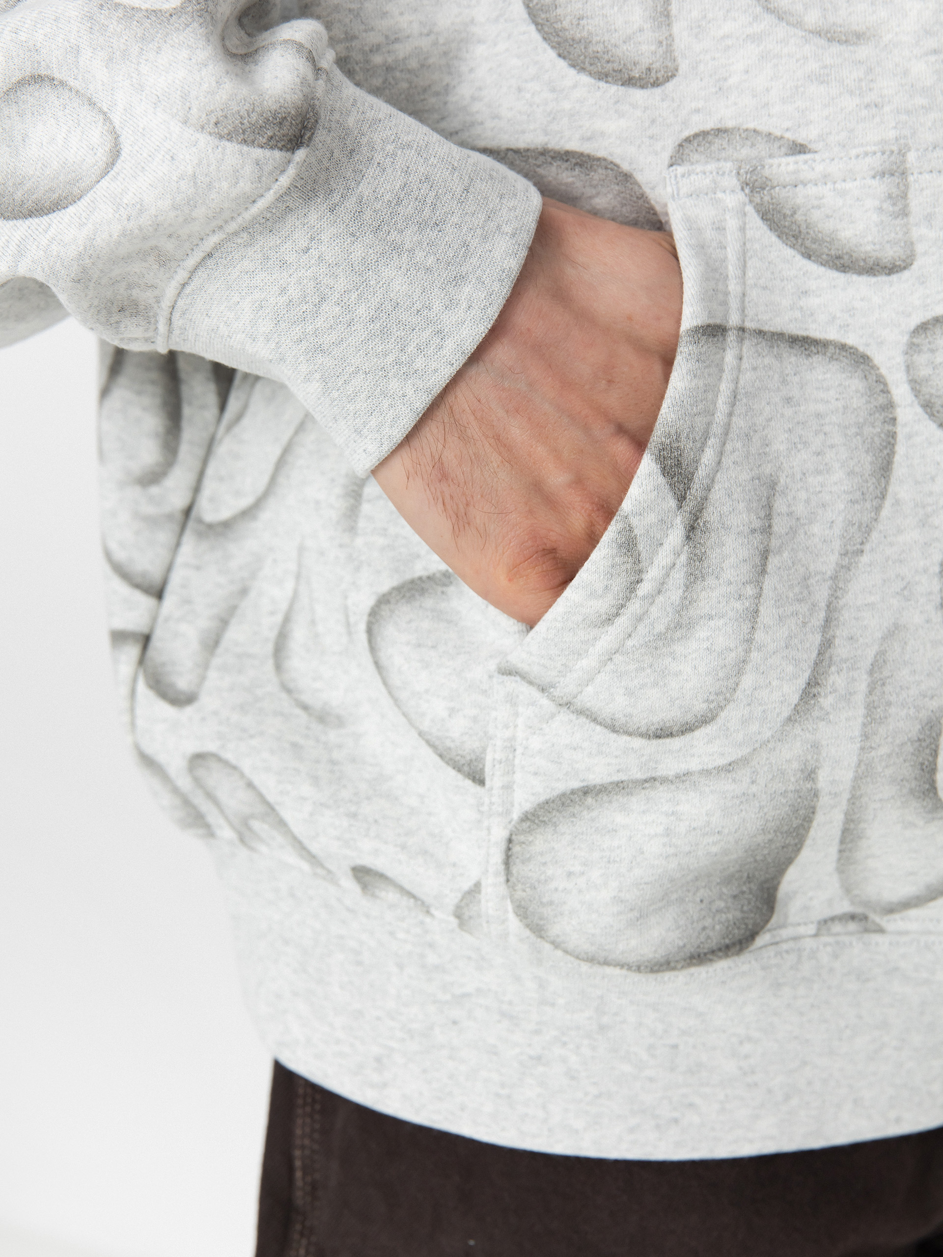 Mikina s kapucňou Vans Skate Smokey ZHD (ash heather)