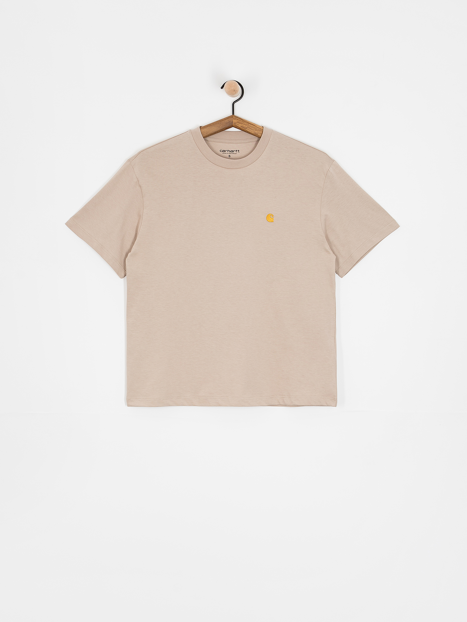 Tričko Carhartt WIP Chase Wmn (dusky beige/gold)