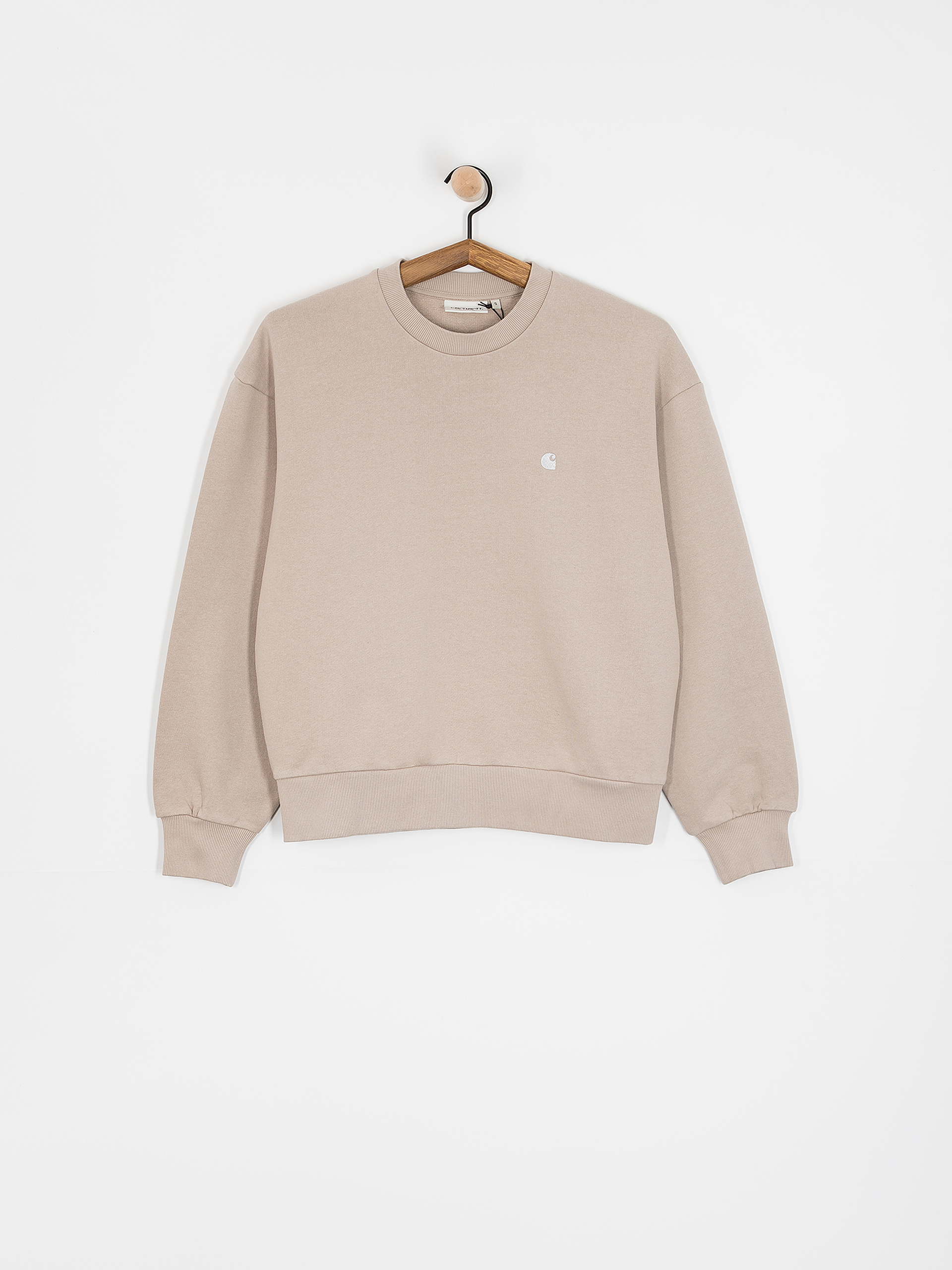 Mikina Carhartt WIP Casey Wmn (dusky beige/silver)