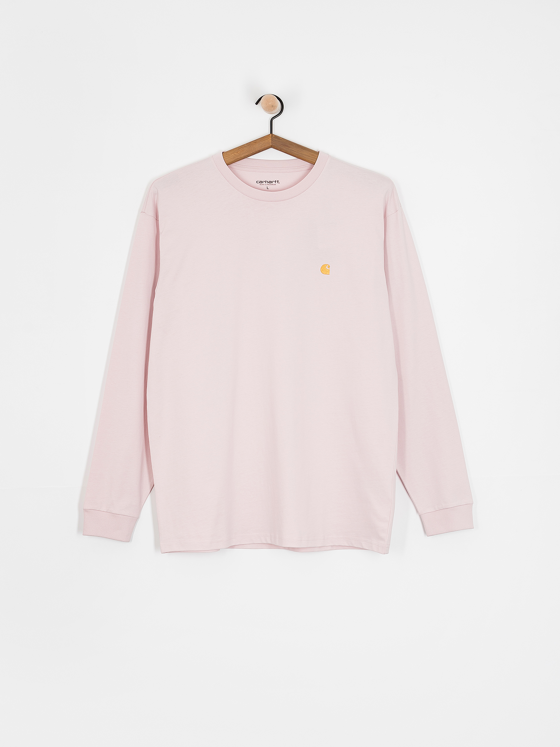 Triko Carhartt WIP Chase (air pink/gold)