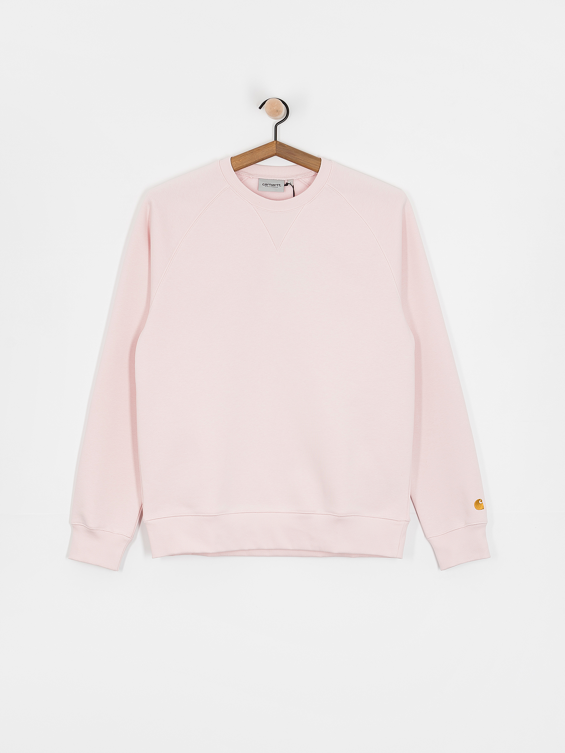 Mikina Carhartt WIP Chase (air pink/gold)