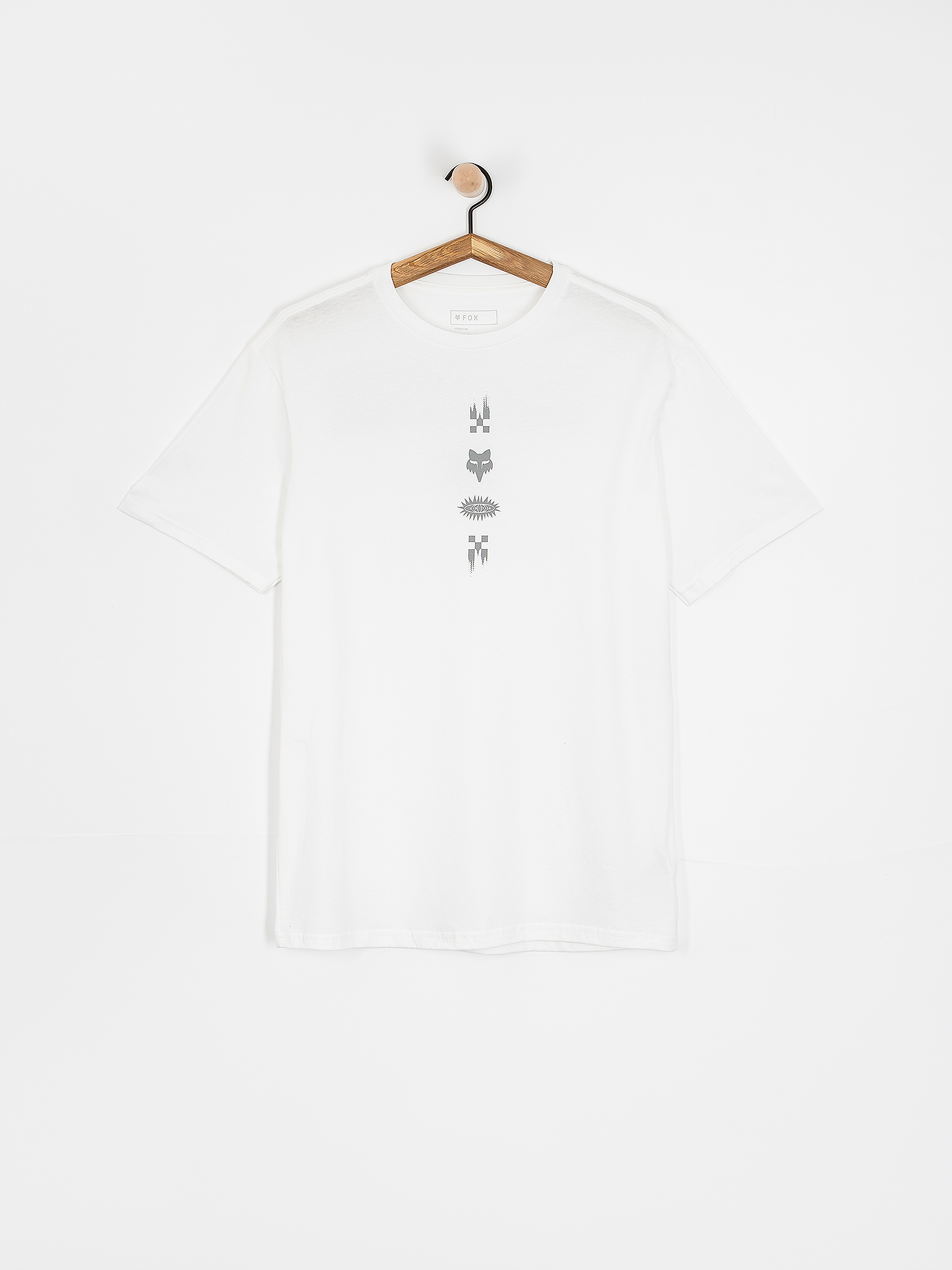 Tričko Fox Checkered (optic white)