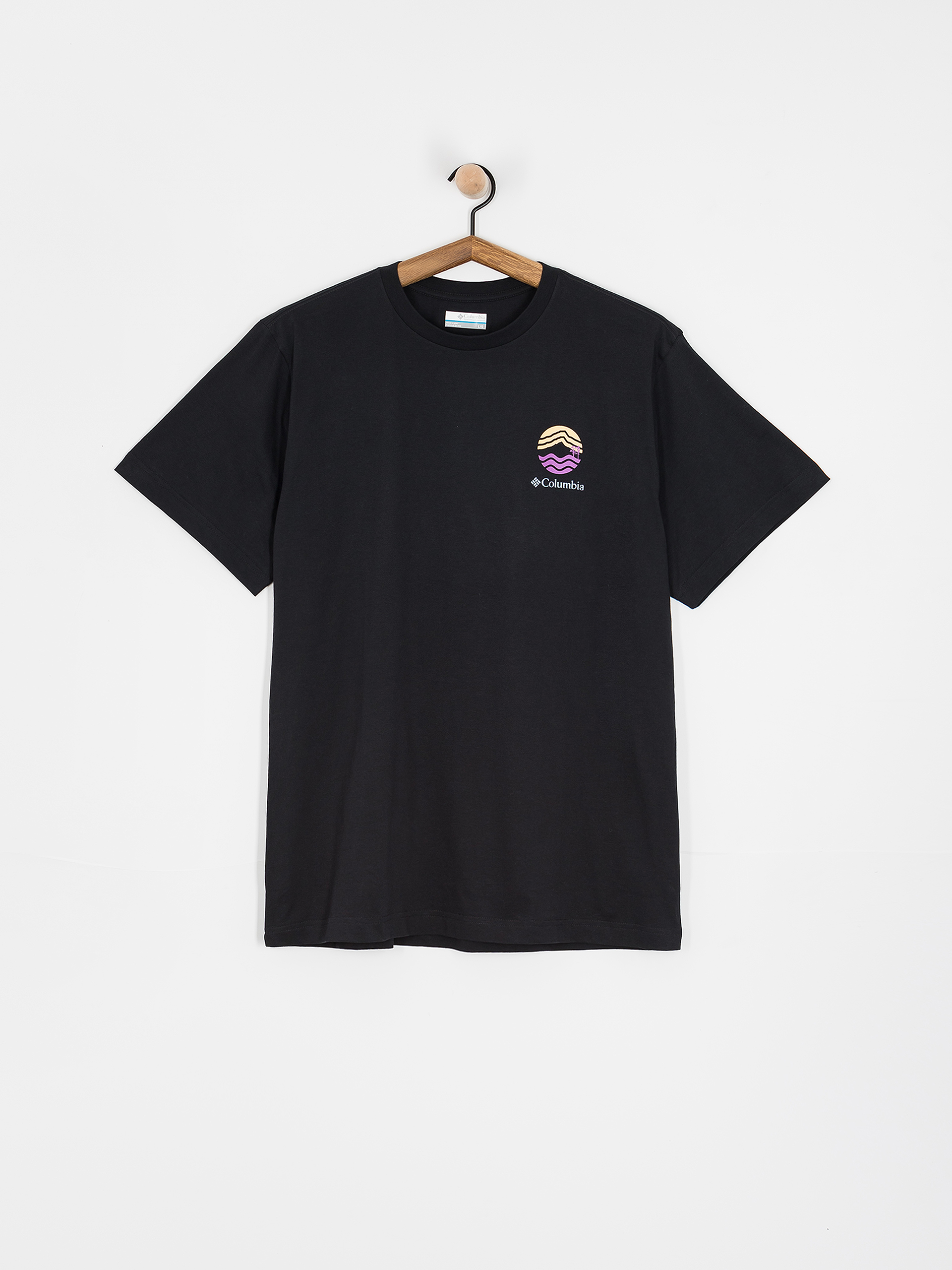 Tričko Columbia Kettle River Outdoor (black/circular)