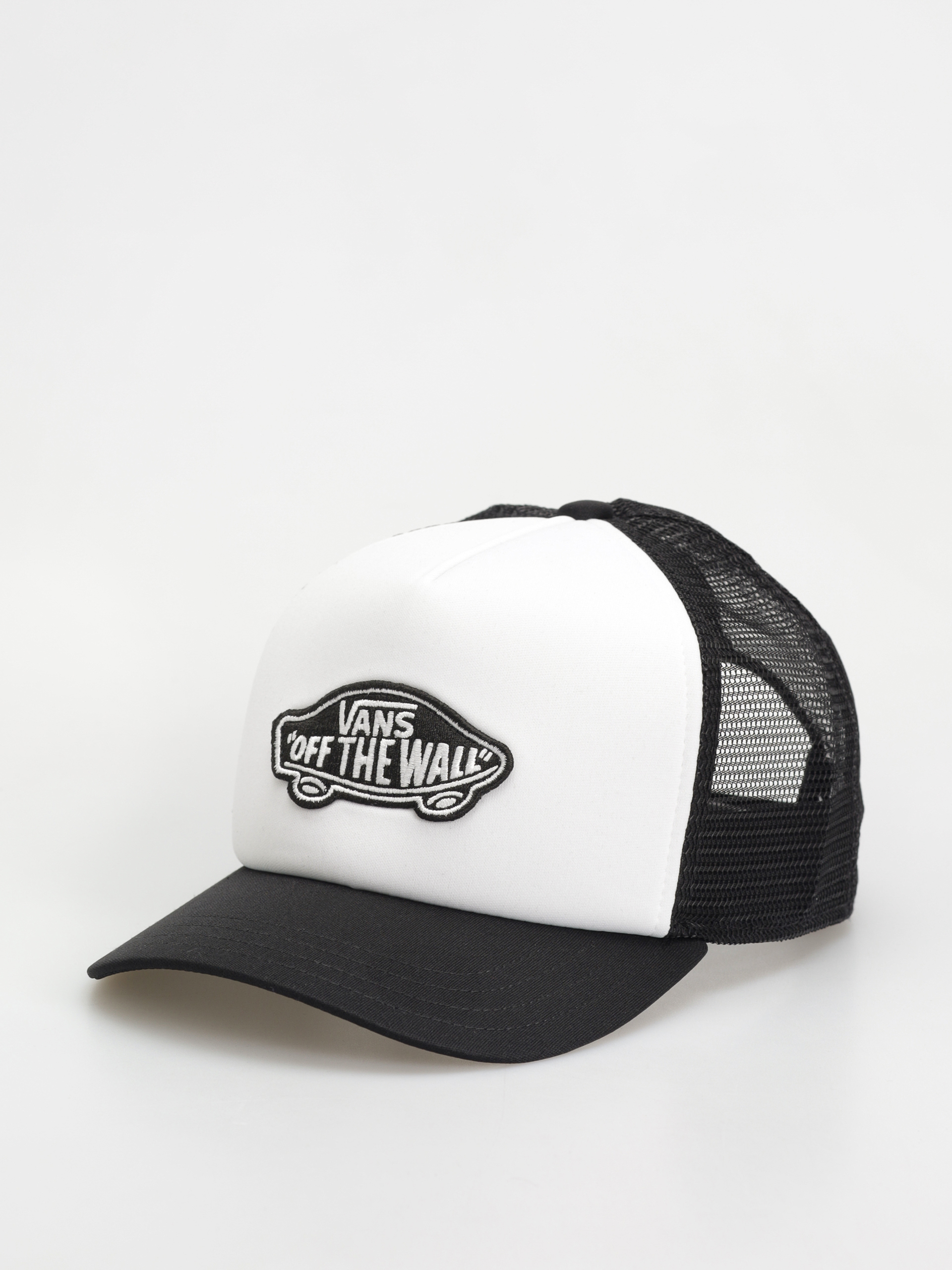 Šiltovka Vans Classic Patch Curved Bill Trucker (black/white)