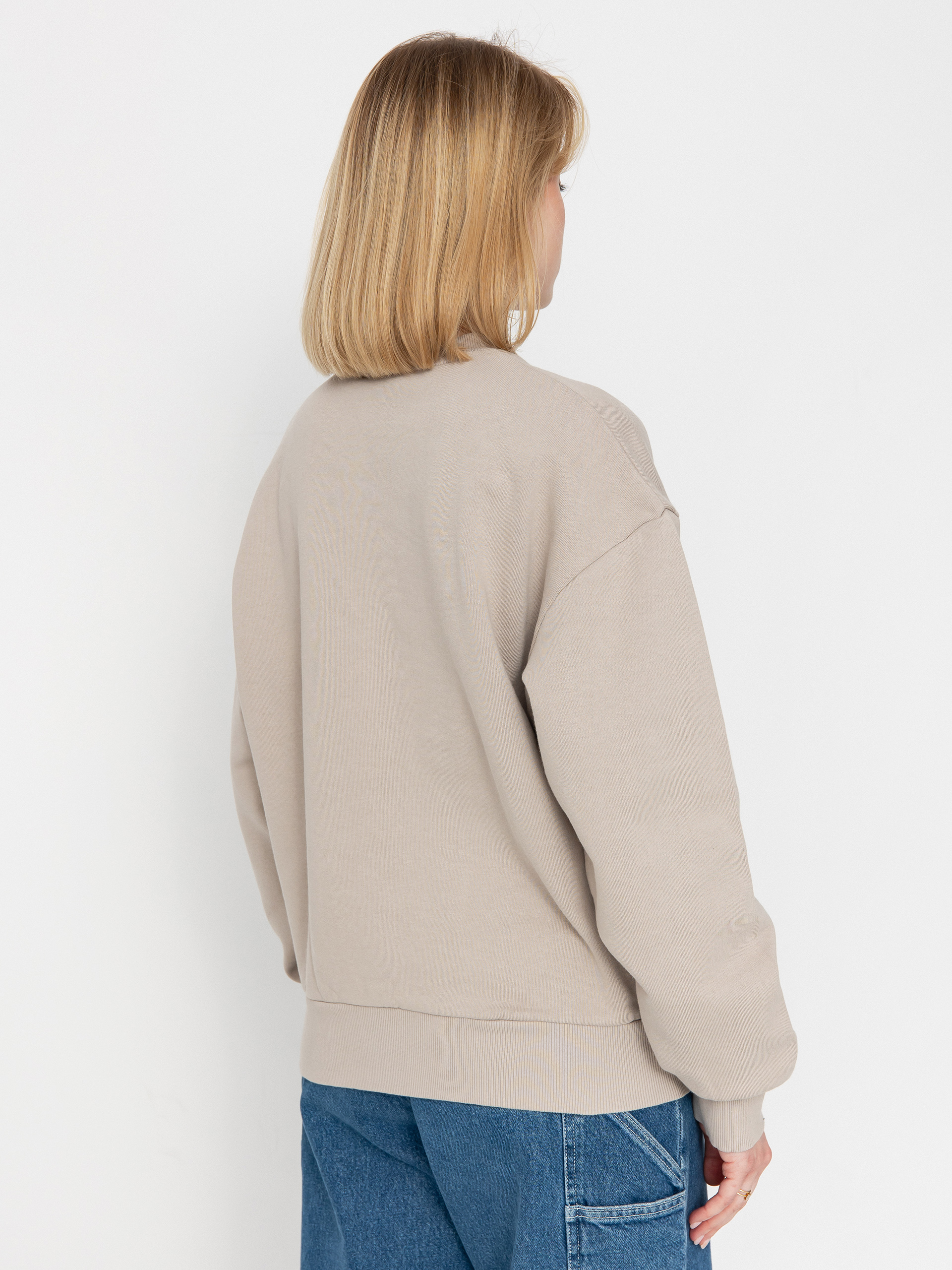 Mikina Carhartt WIP Casey Wmn (dusky beige/silver)