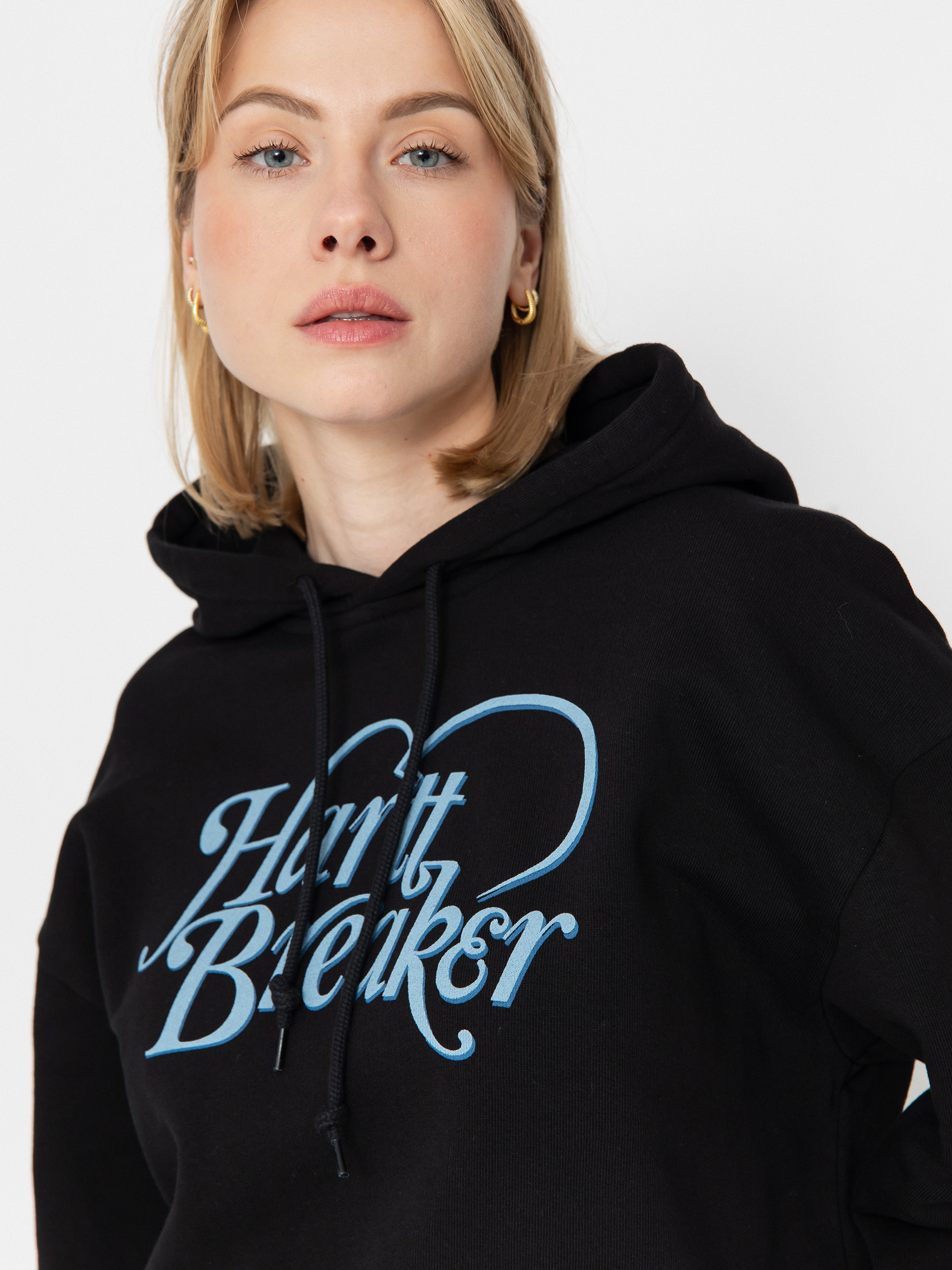 Mikina s kapucňou Carhartt WIP Harttbreaker HD Wmn (black)