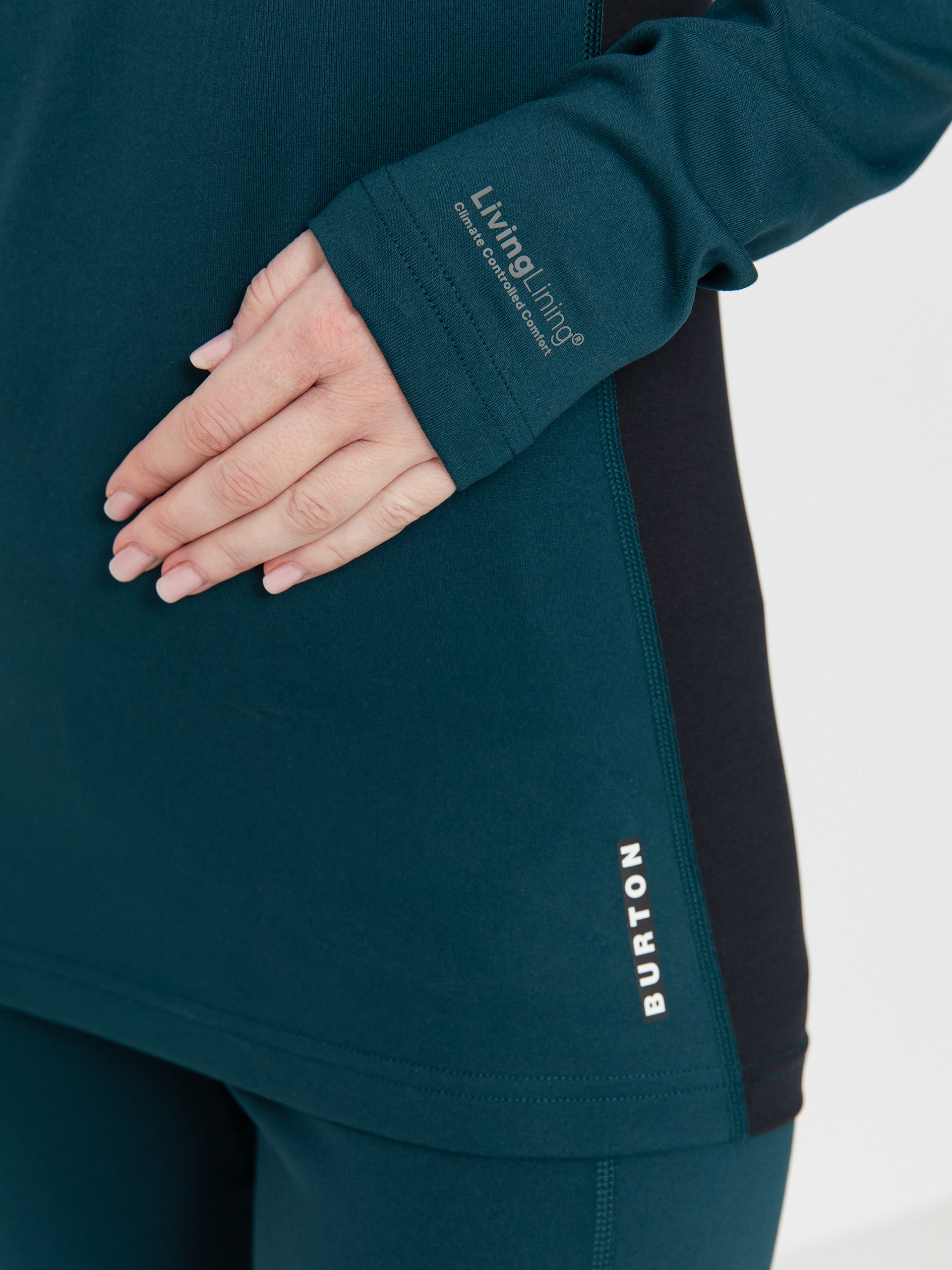 Triko Burton Midweight X Crew Wmn (deep emerald)